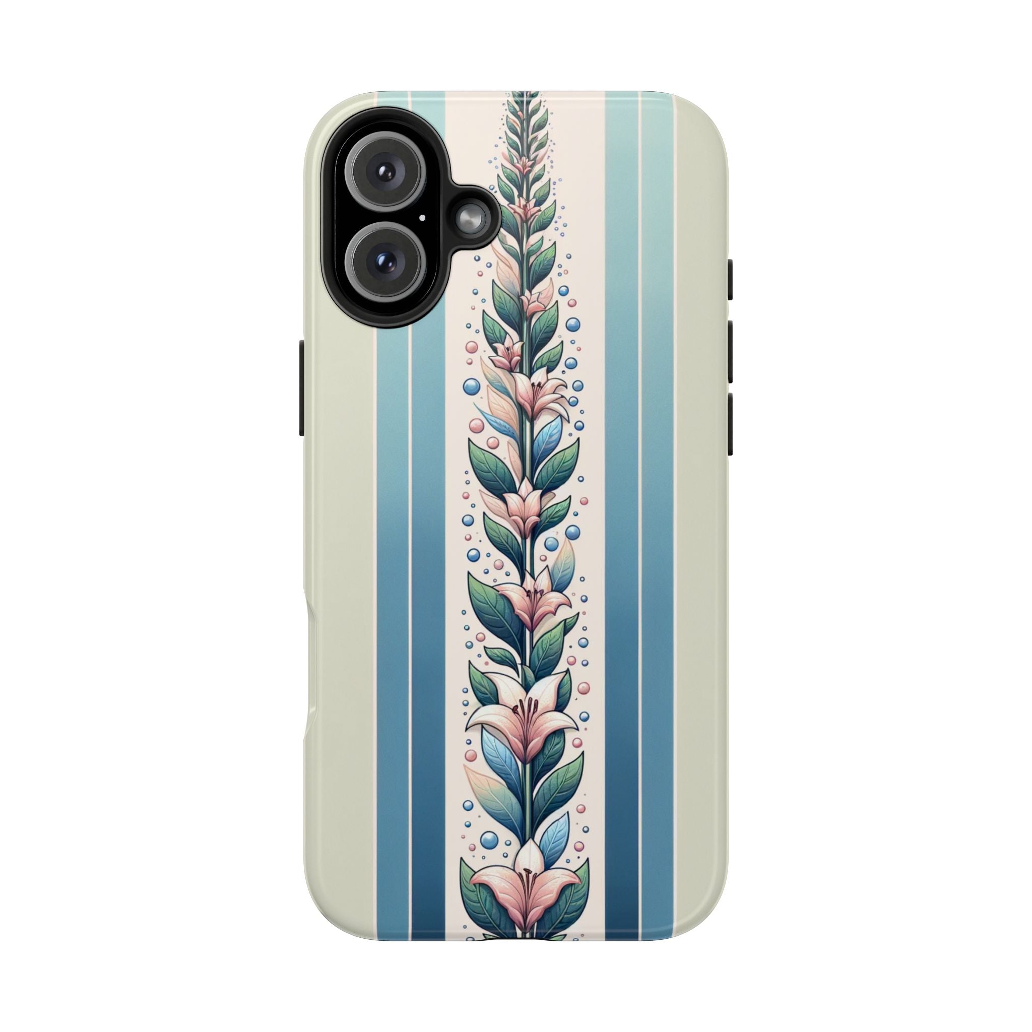 Lilies and leaves - Tough Phone Case