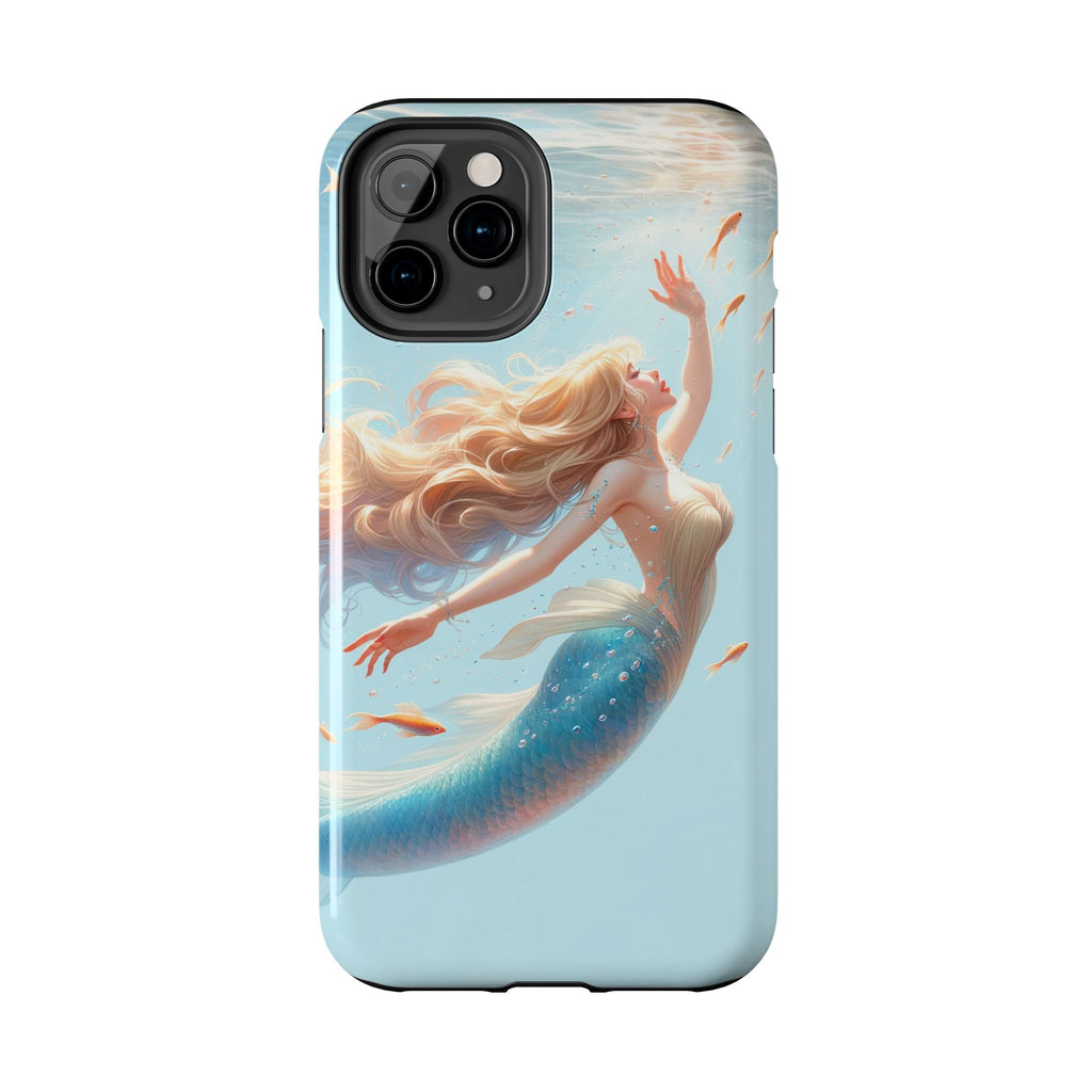 Blond mermaid - Tough Phone Case
