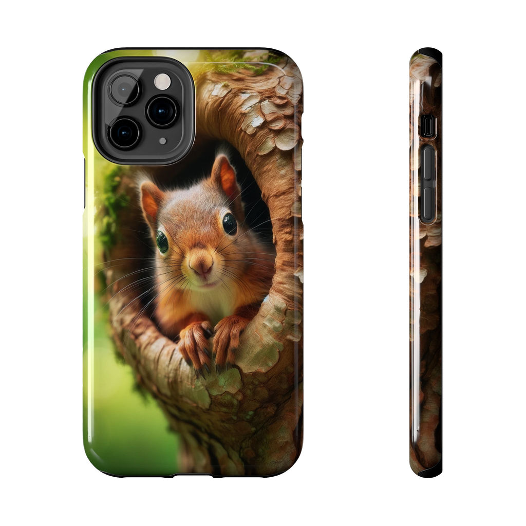 Squirrel in a tree - Tough Phone Case