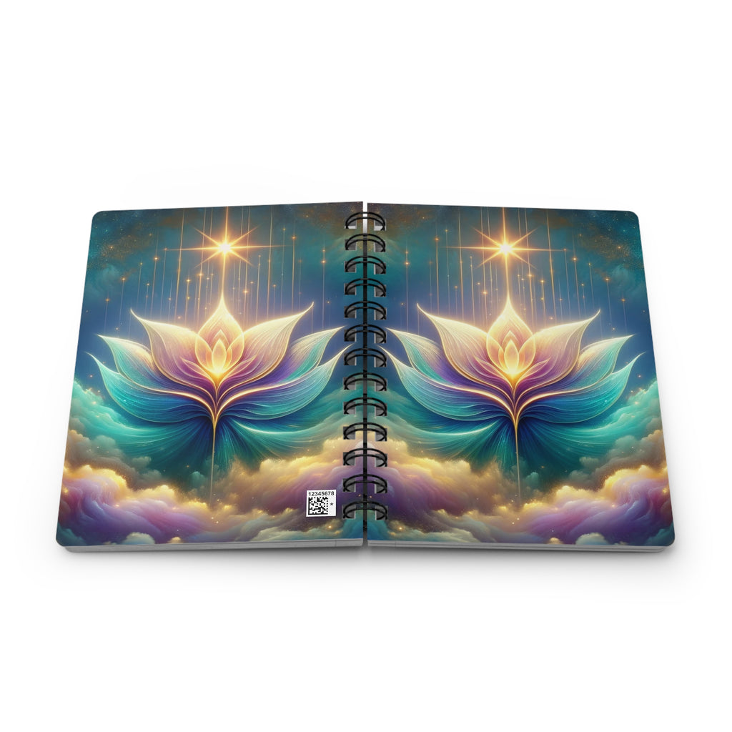 Sparkling flower - Spiral Notebook