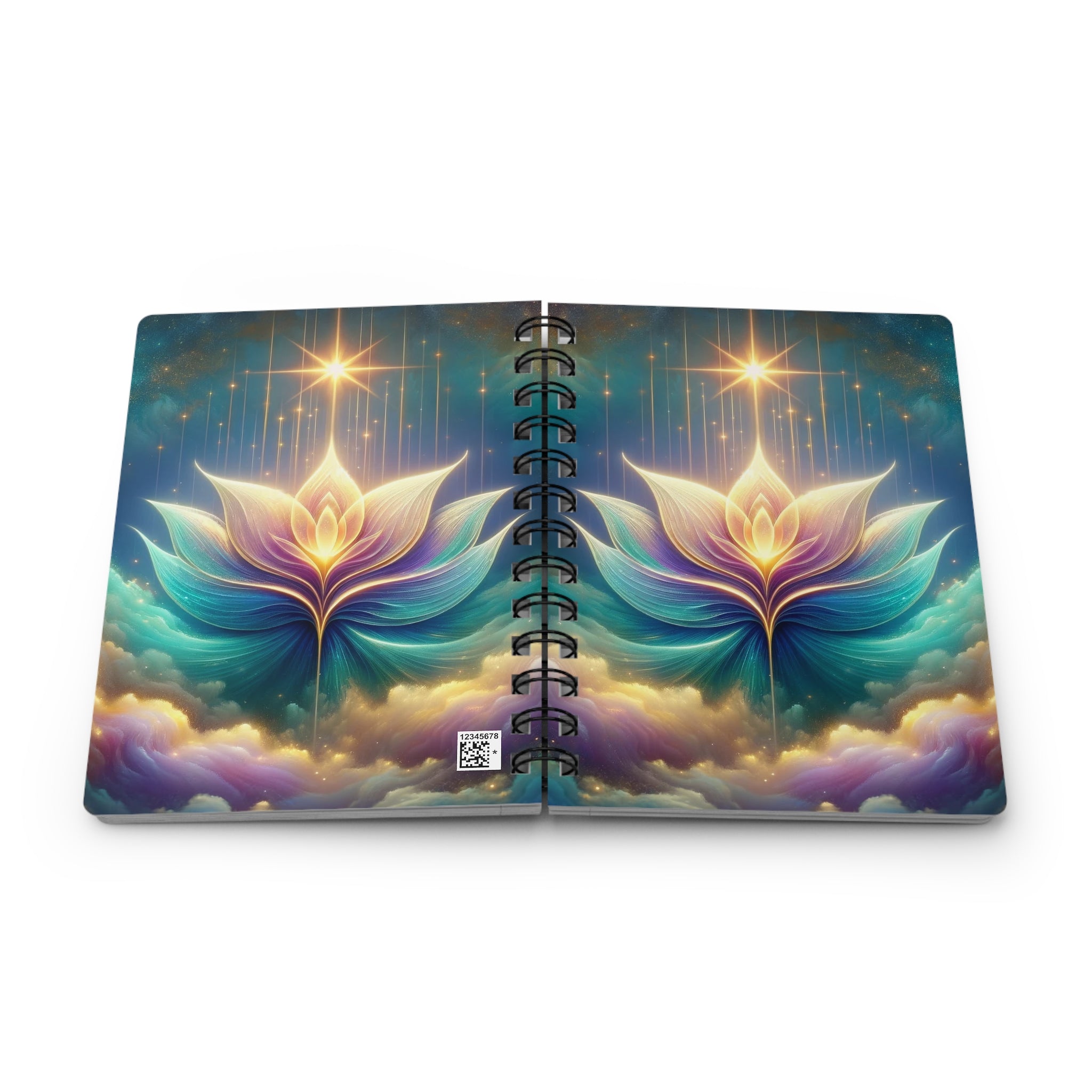 Sparkling flower - Spiral Notebook