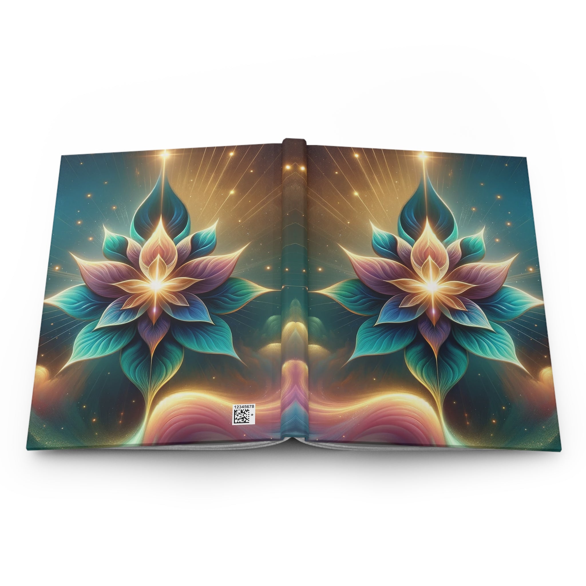 Unique flower design - Hardcover Notebook