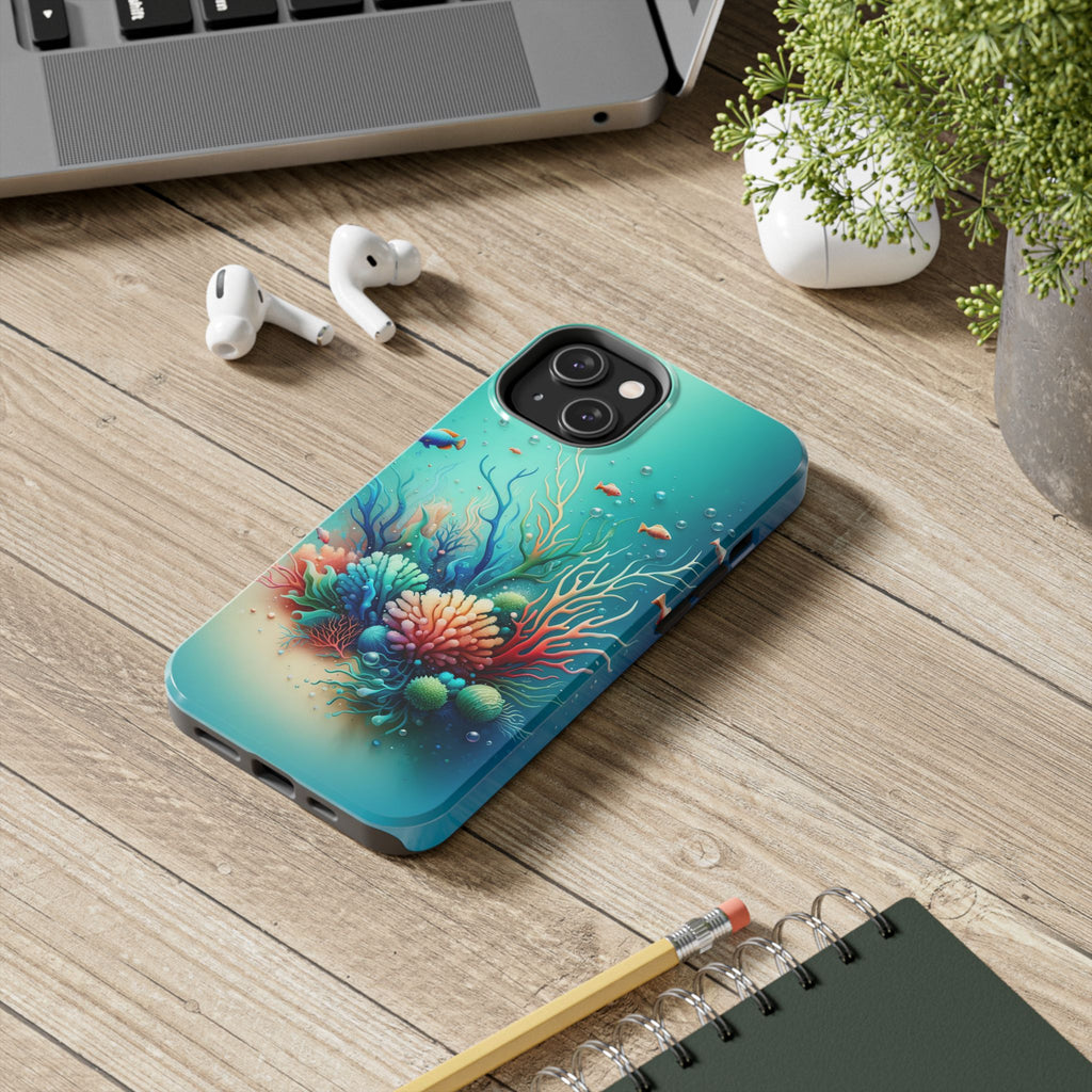 Phone Case Coral Reef Design