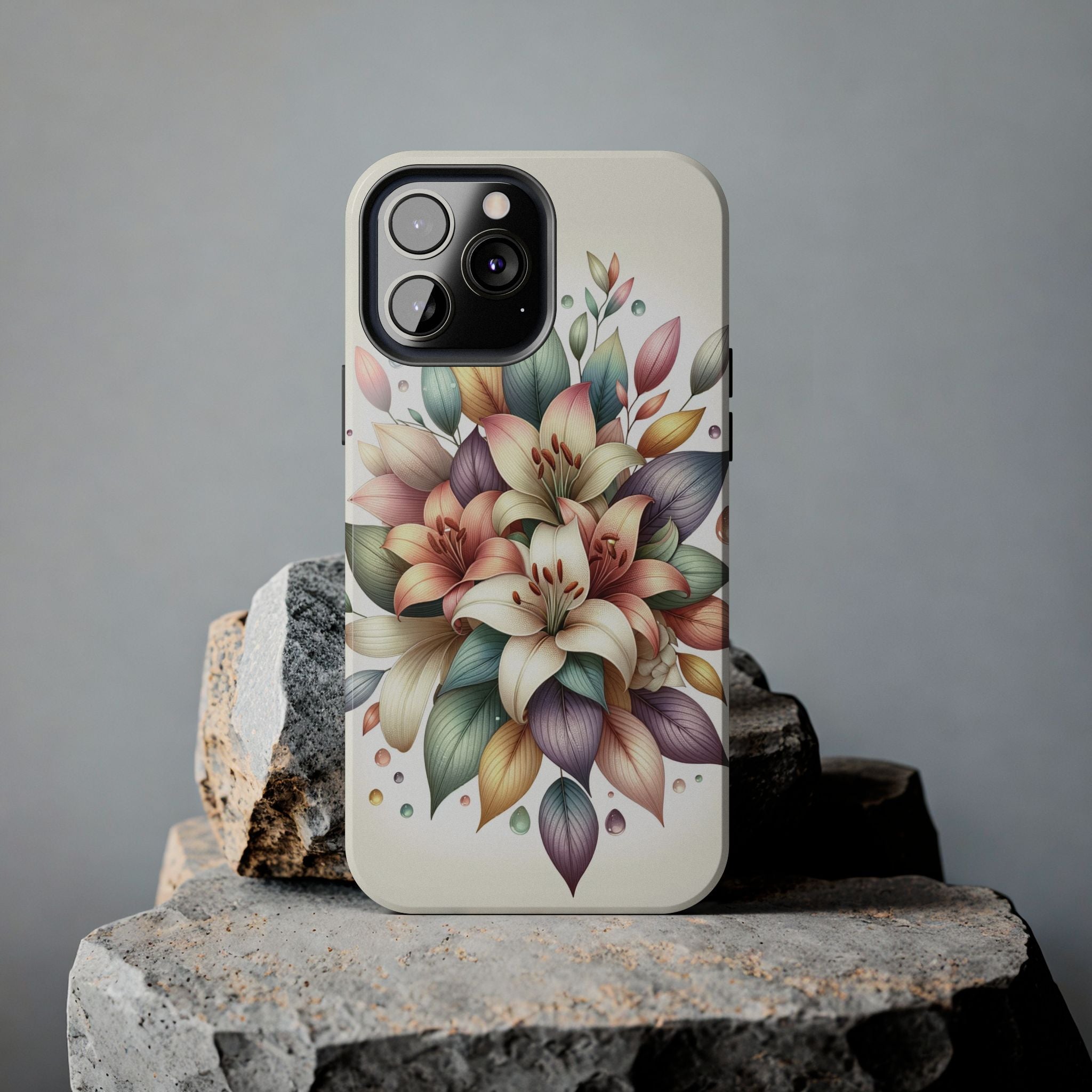 Phone Cases - Beautiful Lily Bouquet Design