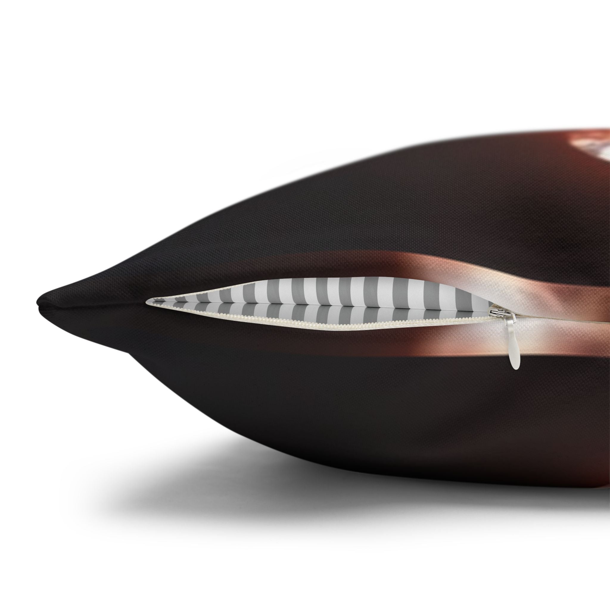 A branch full of white flowers - Polyester Square Pillowcase