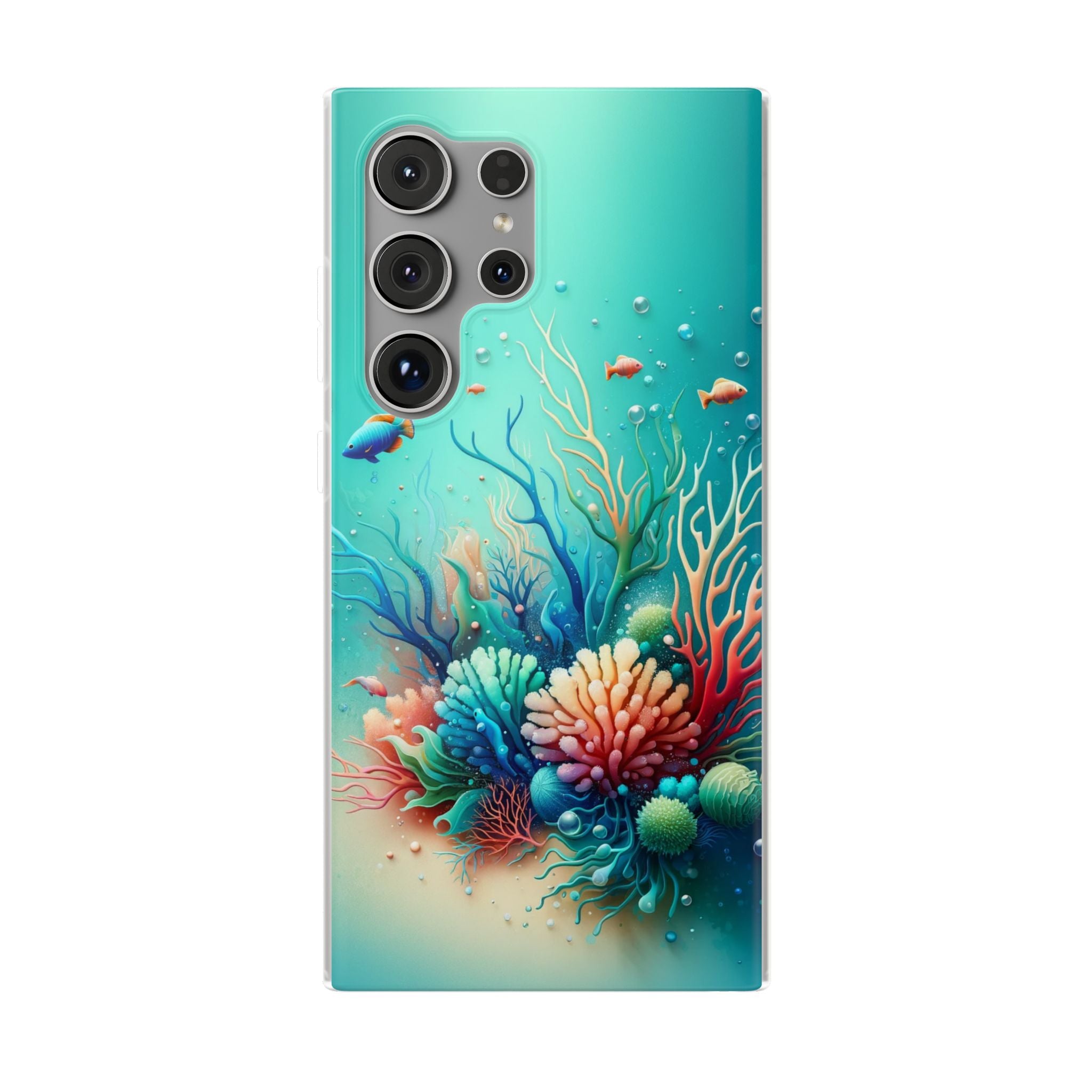Fish around coral reef - Flexi Case (Samsung only)