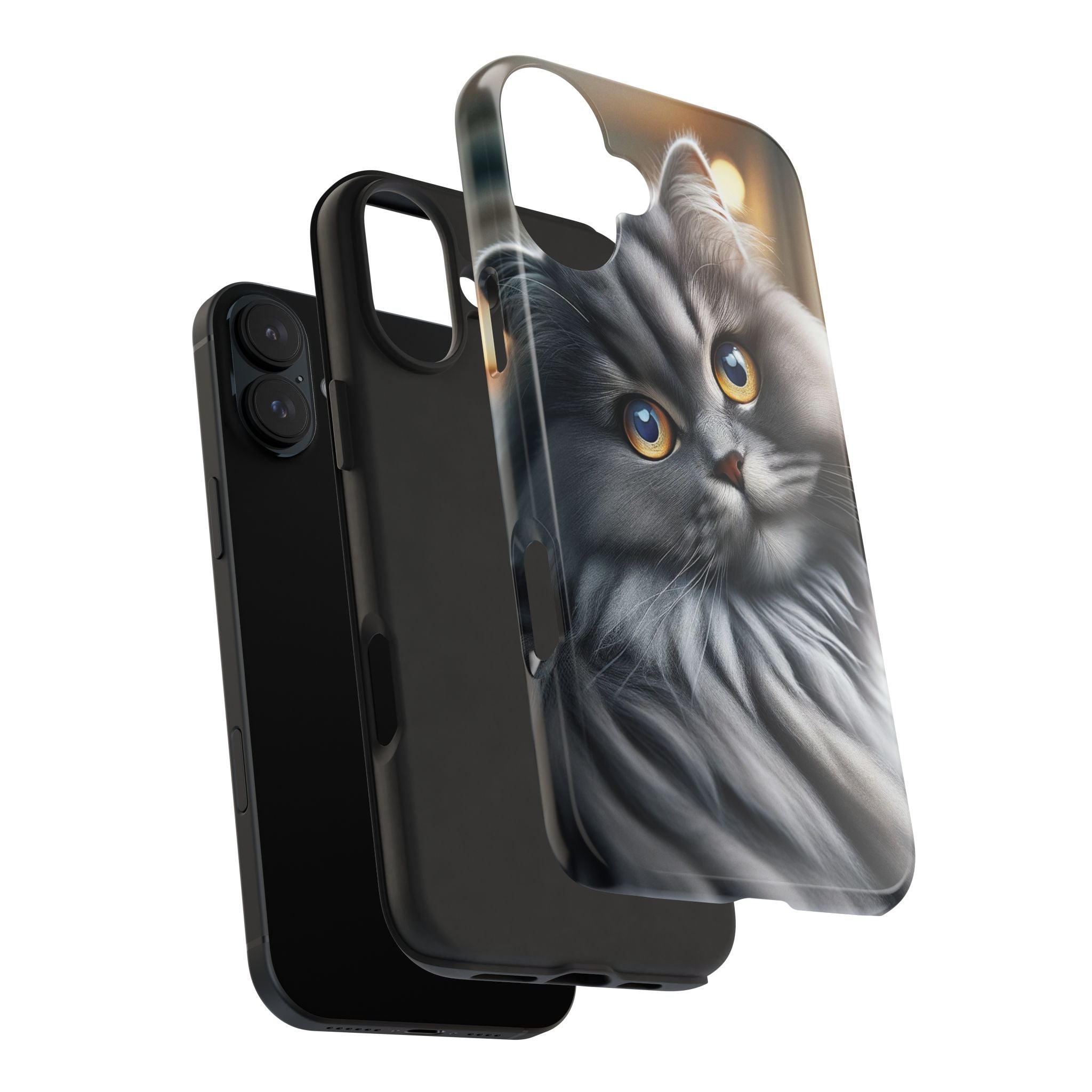 Grey cat - Tough Phone Case