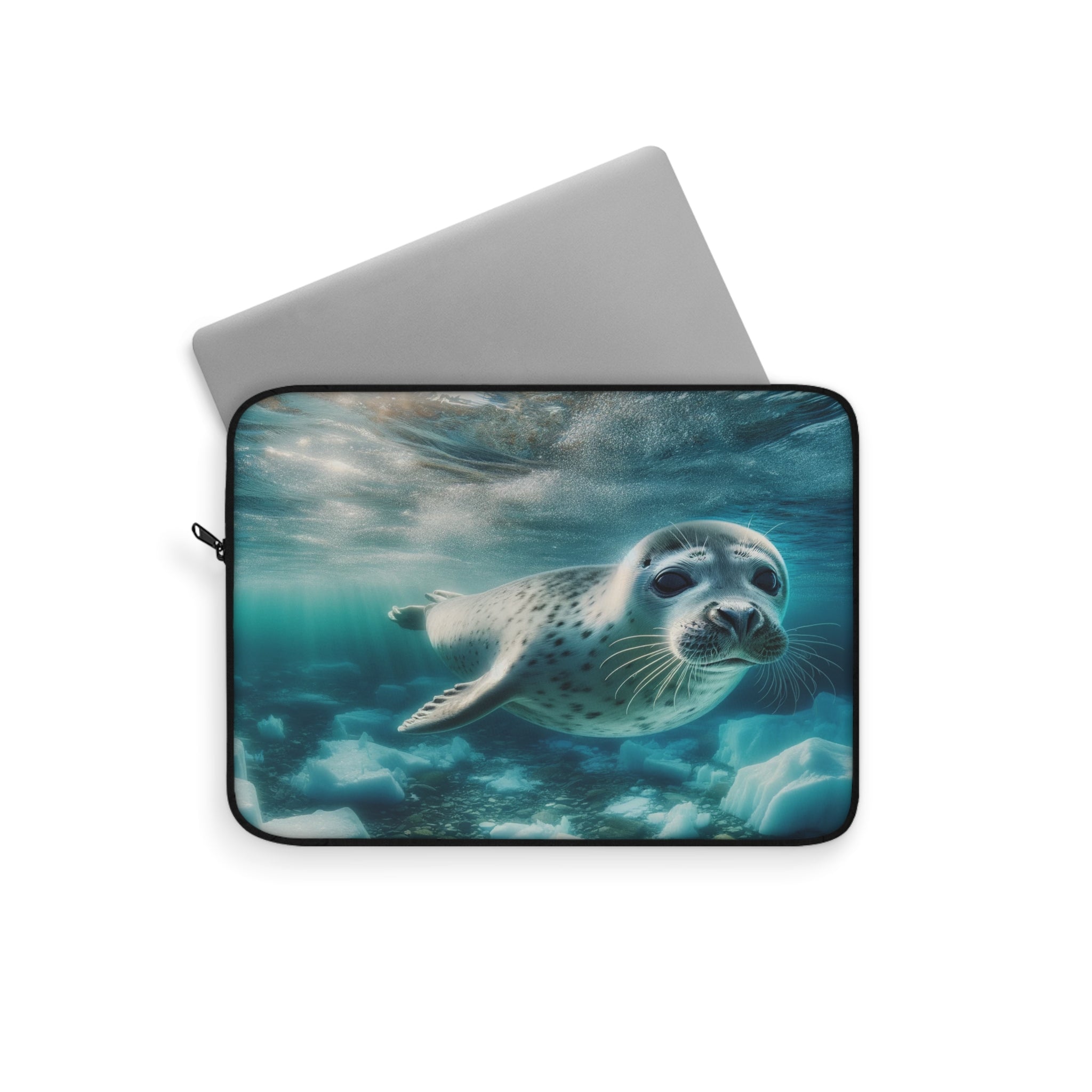 A curious seal - Laptop Sleeve