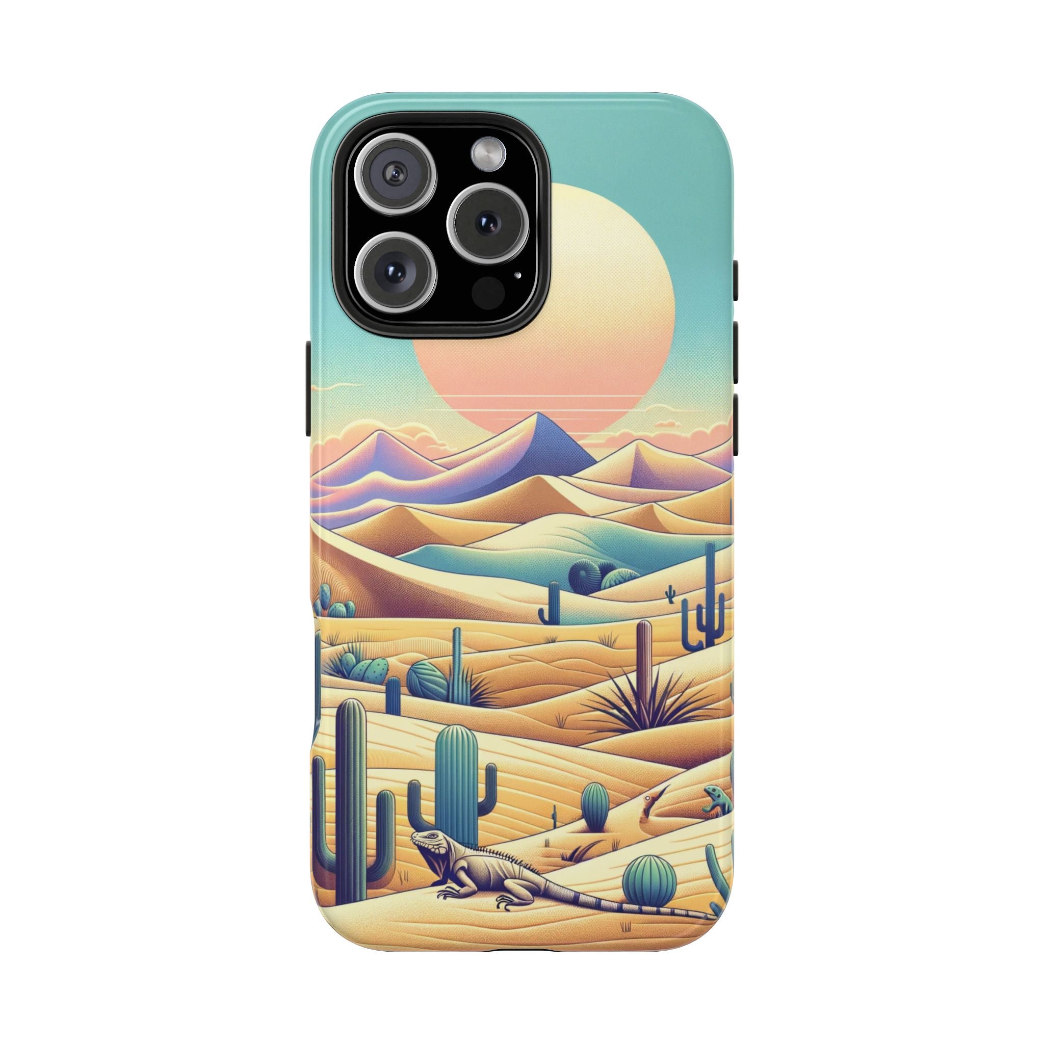 Iguana in the desert 2 - Tough Phone Case