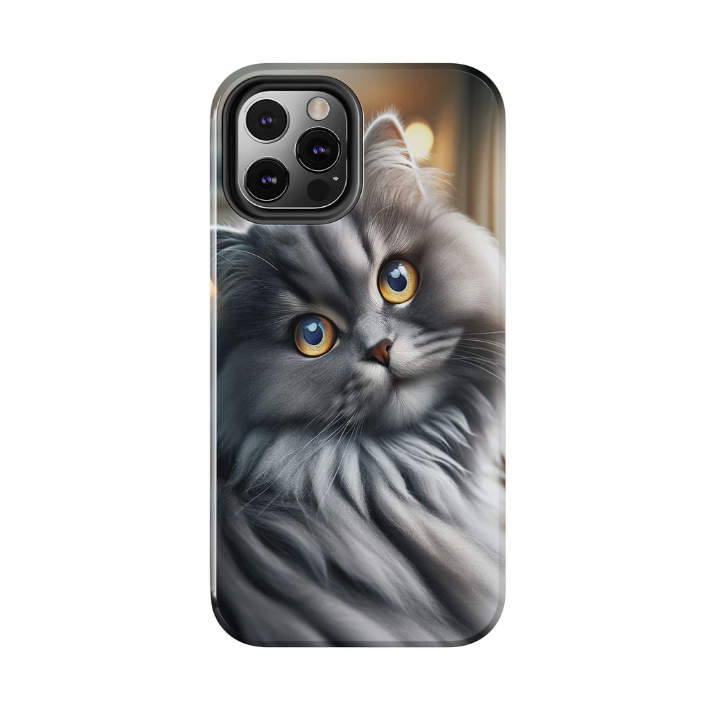 Grey cat - Tough Phone Case