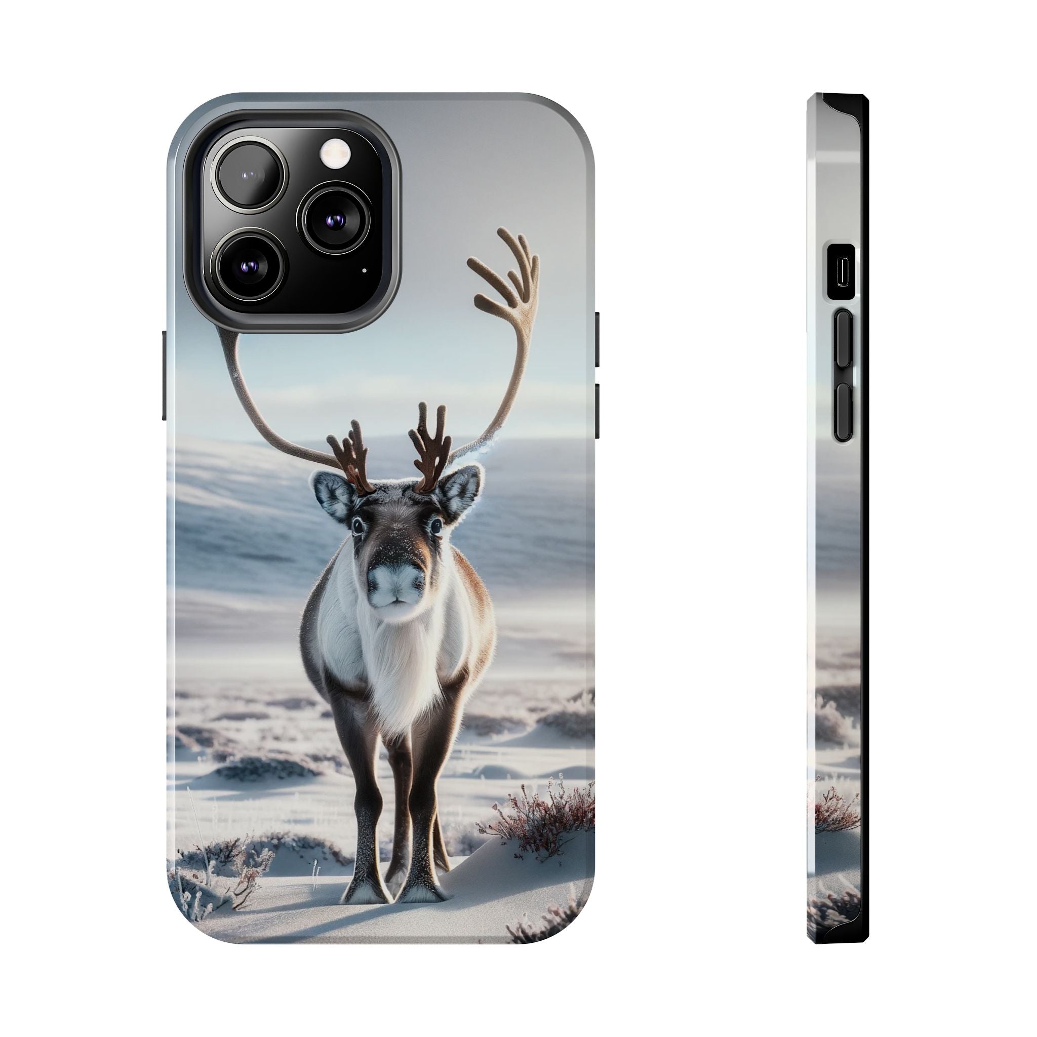 Phone Cases - Curious Reindeer Design
