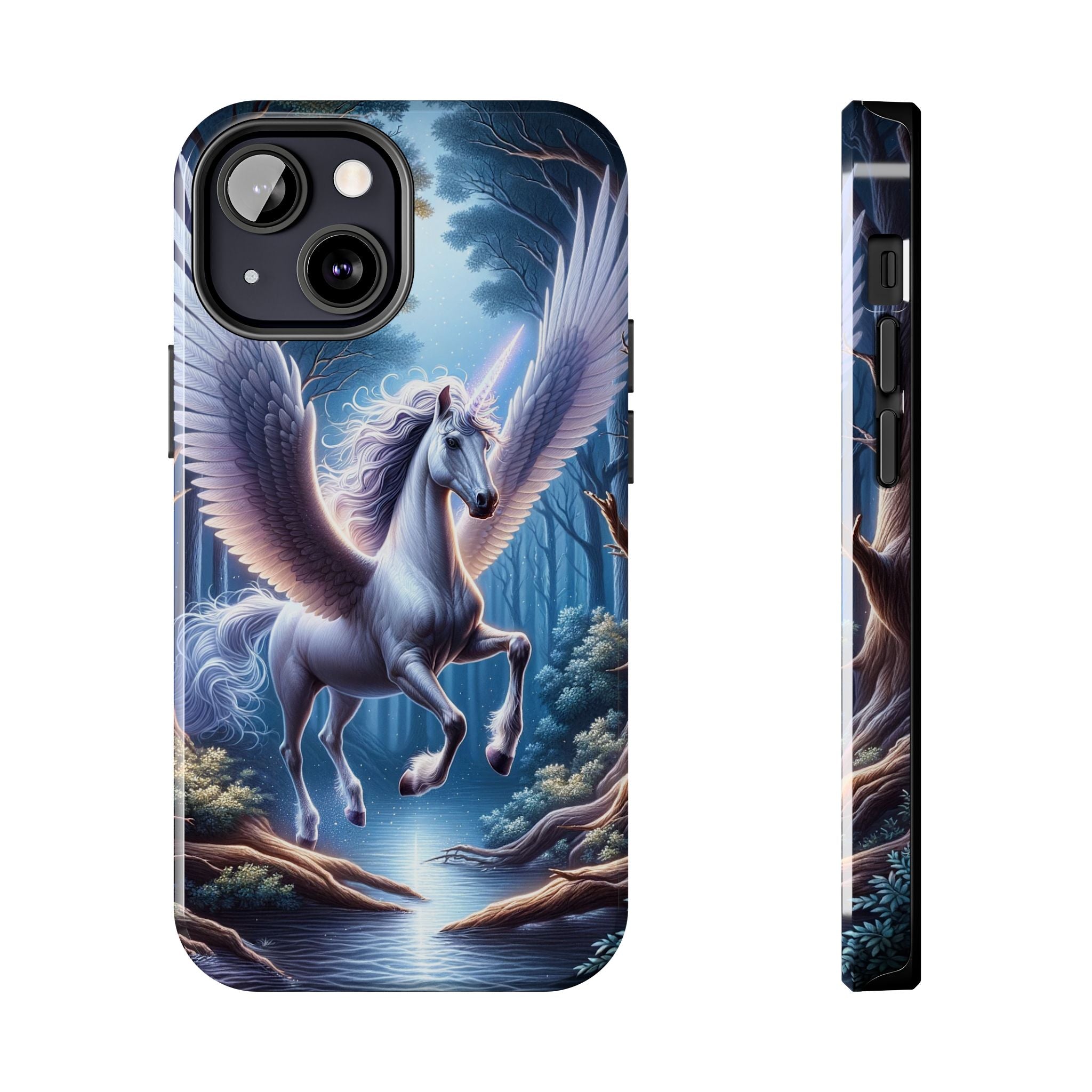 Phone Case - Unicorn Landing in Magical Forest