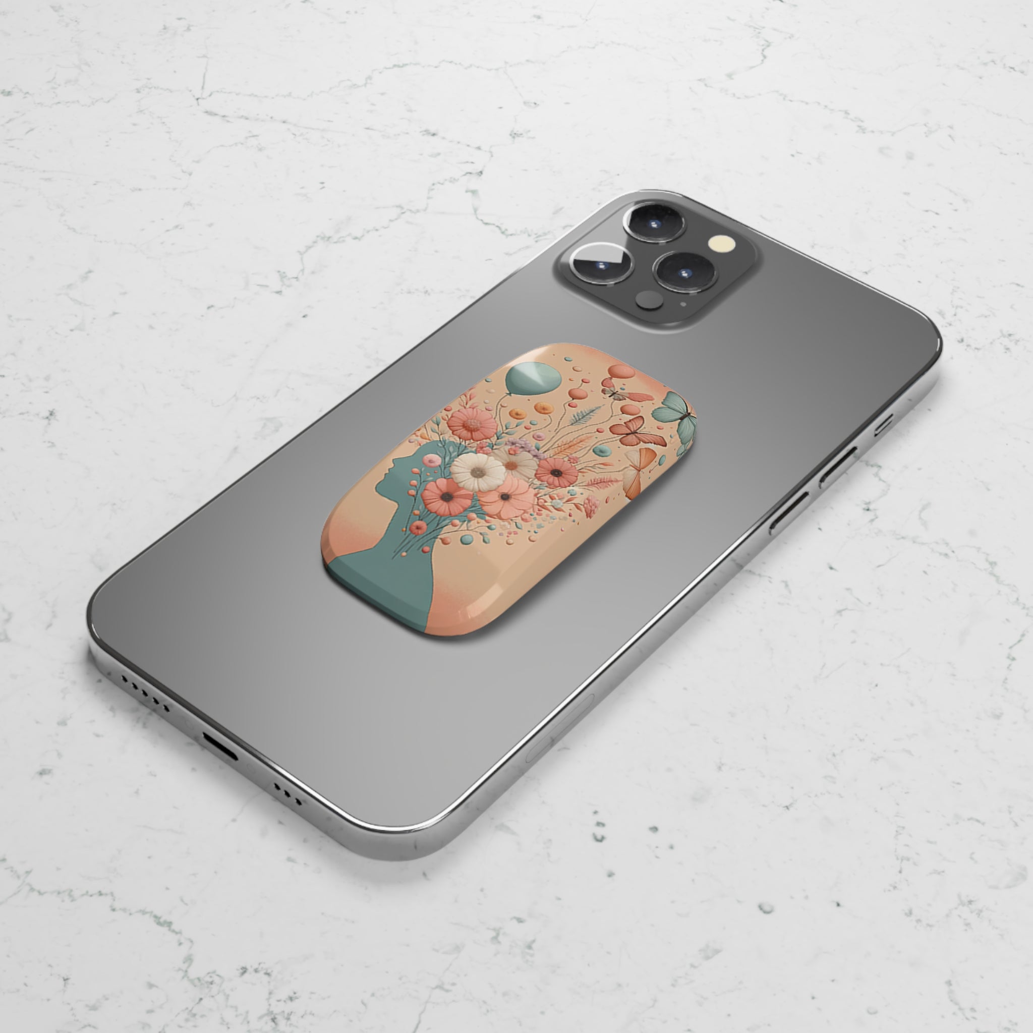 Butterflies and balloons 6 - Phone Click-On Grip