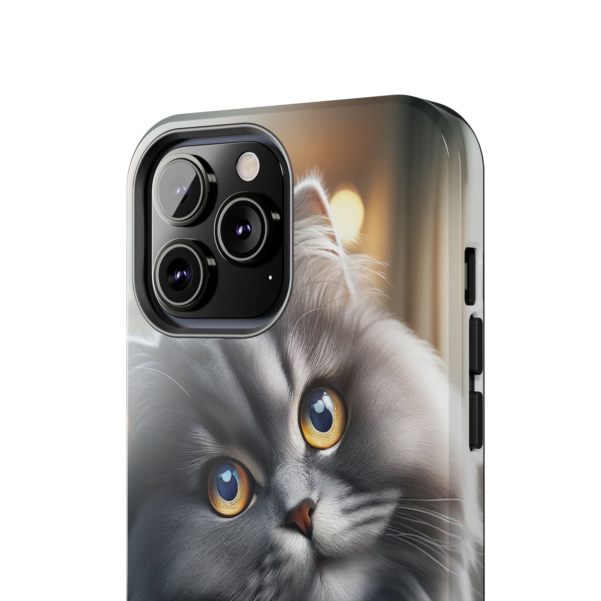 Grey cat - Tough Phone Case