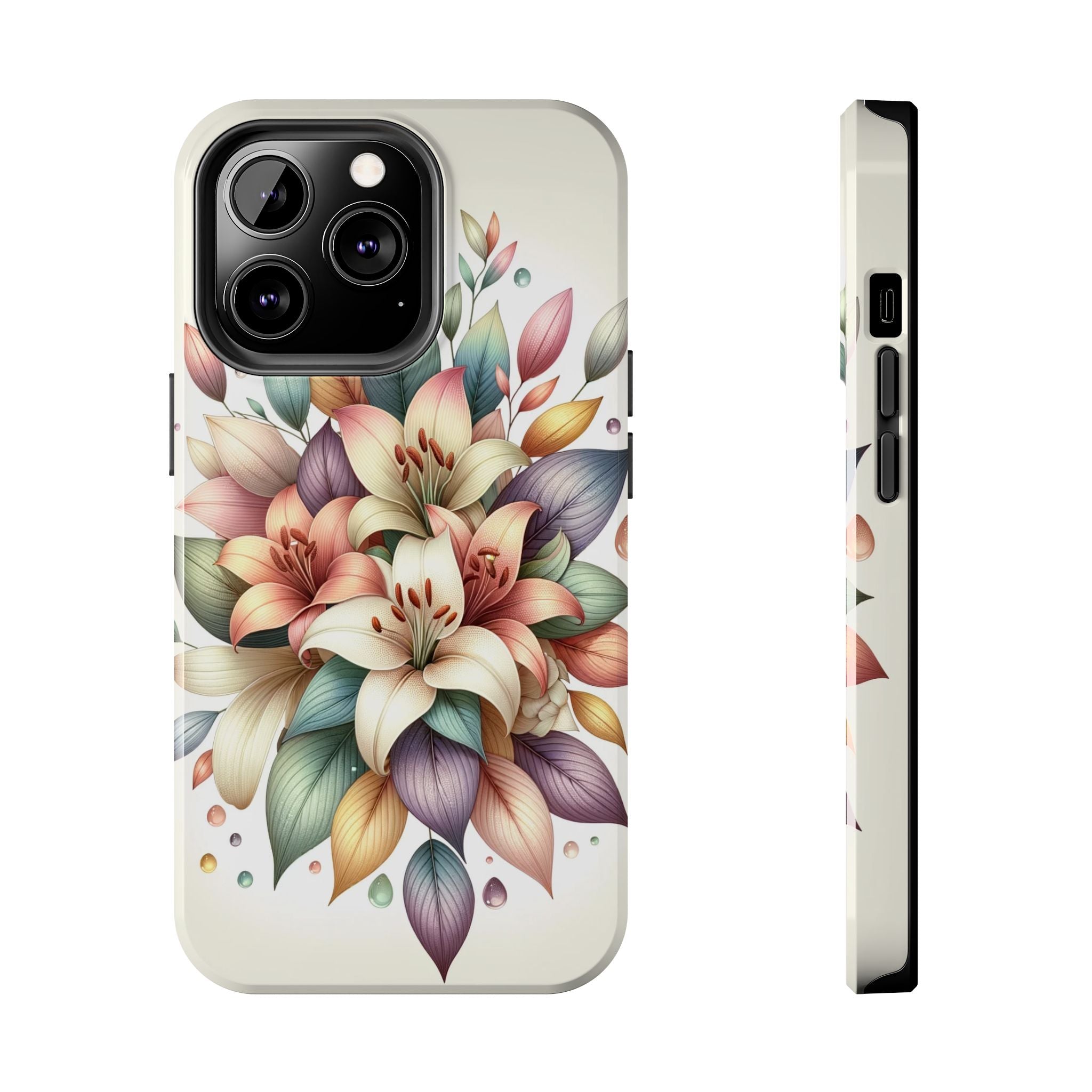 Phone Cases - Beautiful Lily Bouquet Design