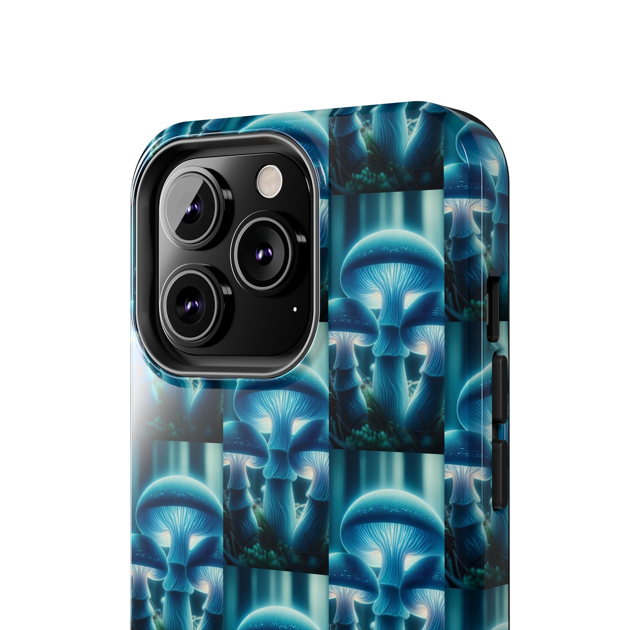 Blue Mushrooms - Tough Phone Case