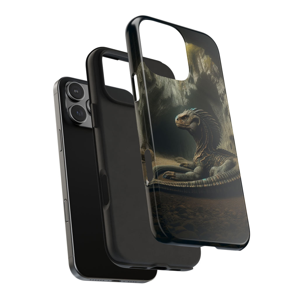 Basilisk in a cave - Tough Phone Case