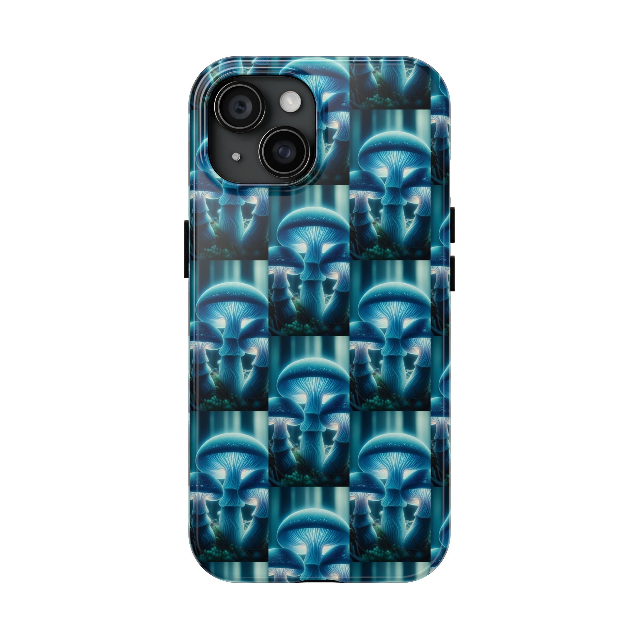 Blue Mushrooms - Tough Phone Case