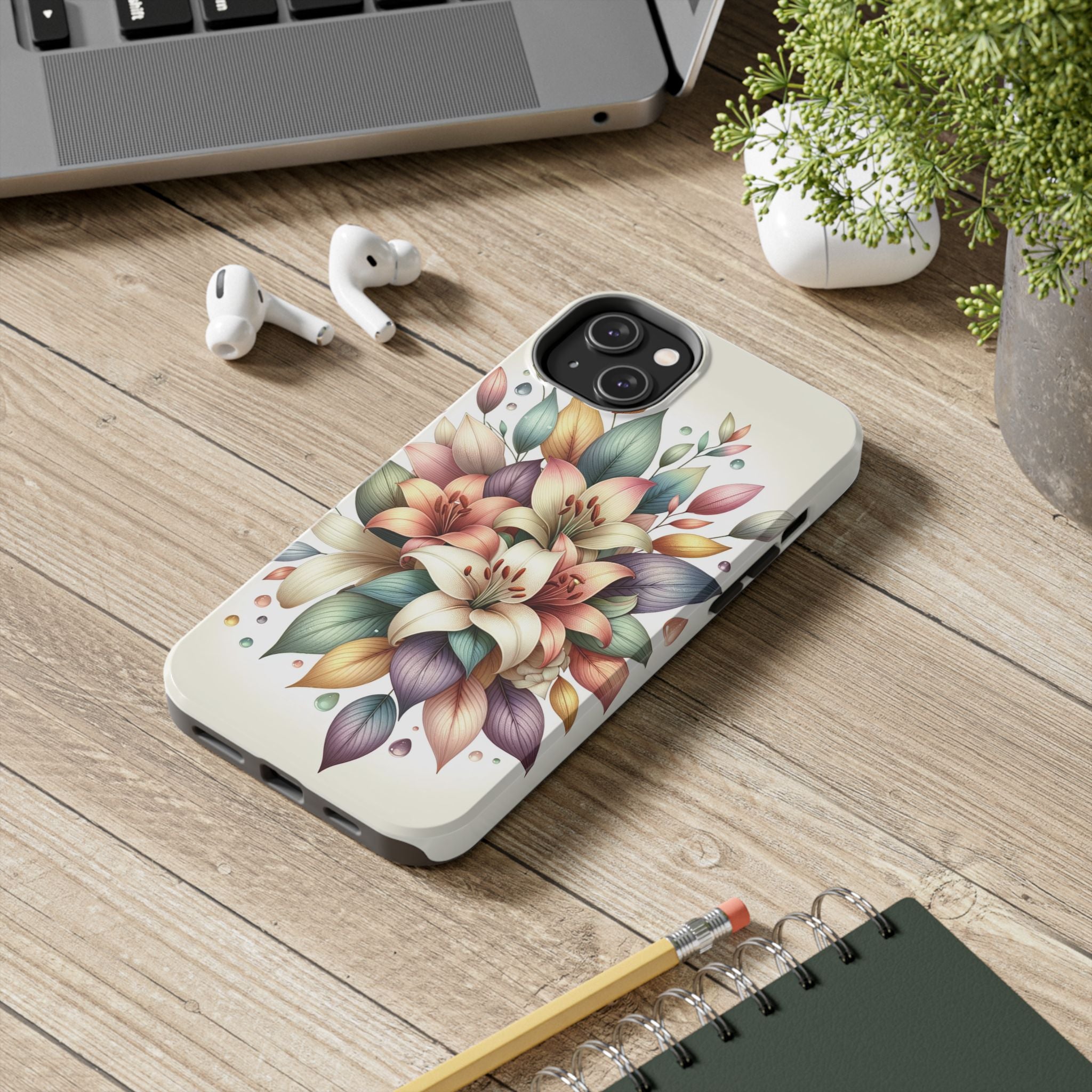 Phone Cases - Beautiful Lily Bouquet Design