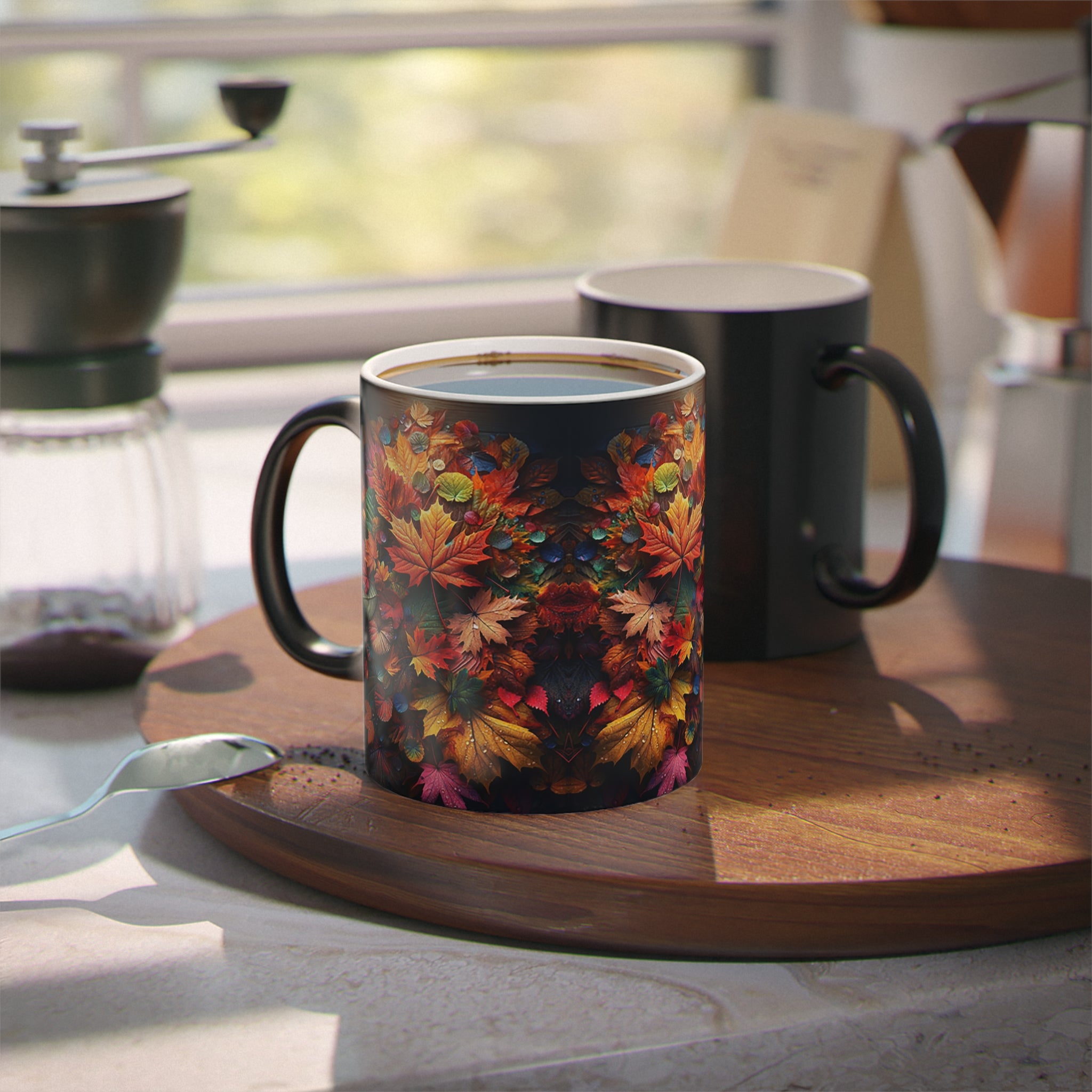 Autumn Leaves Magic Mug — Color-Changing Coffee Cup