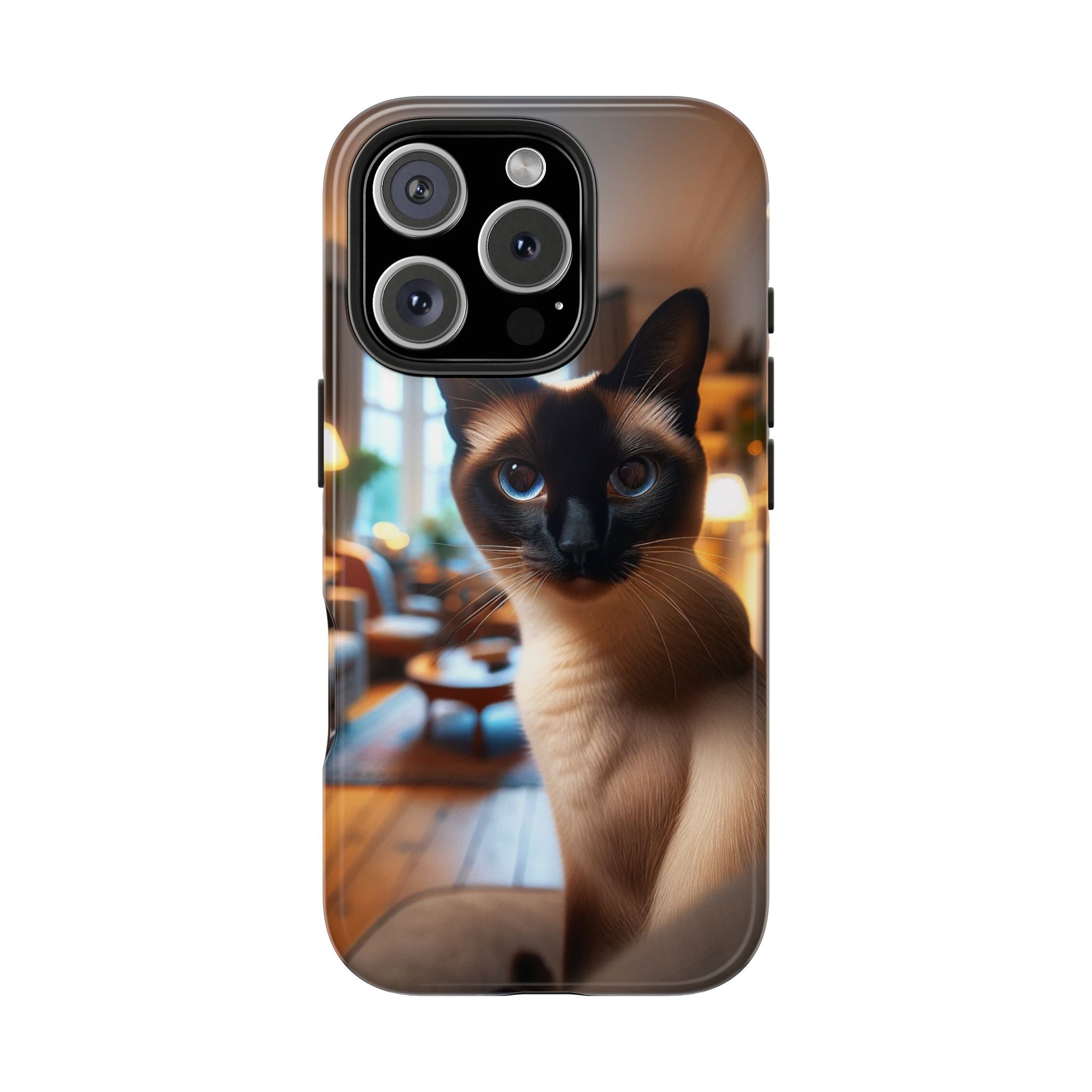 Curious cat - Tough Phone Case
