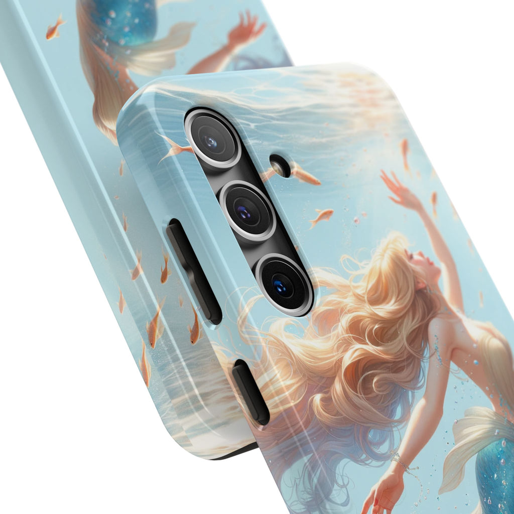 Blond mermaid - Tough Phone Case