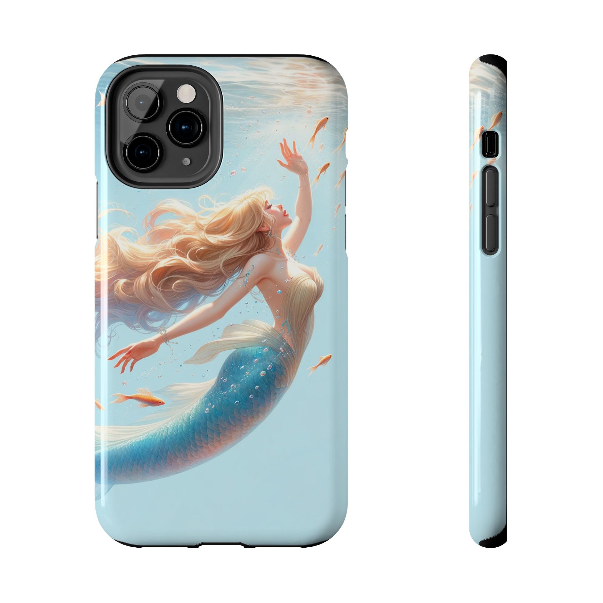 Blond mermaid - Tough Phone Case