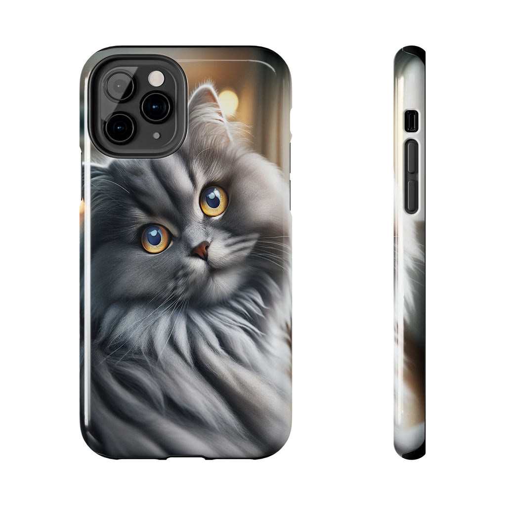 Grey cat - Tough Phone Case