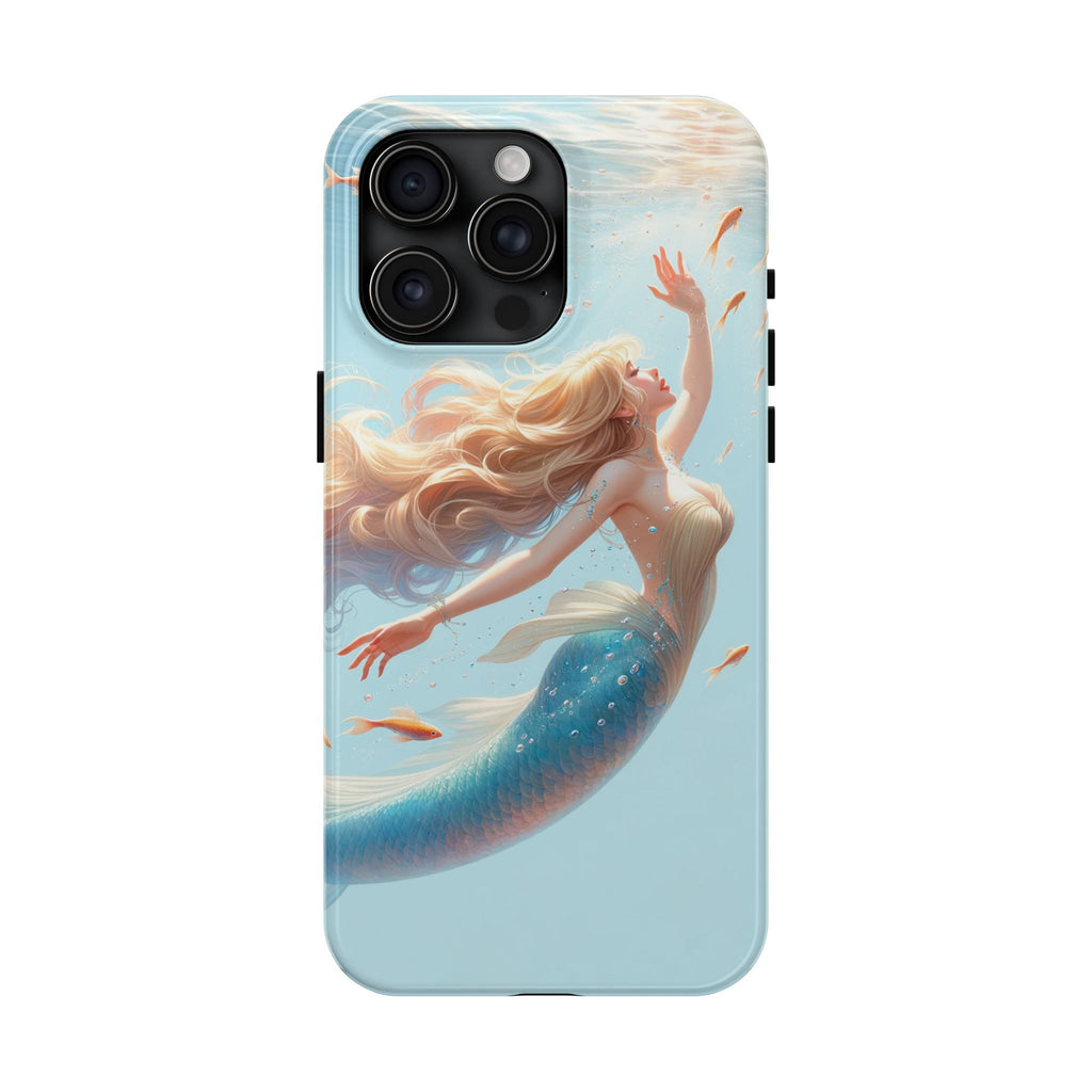 Blond mermaid - Tough Phone Case