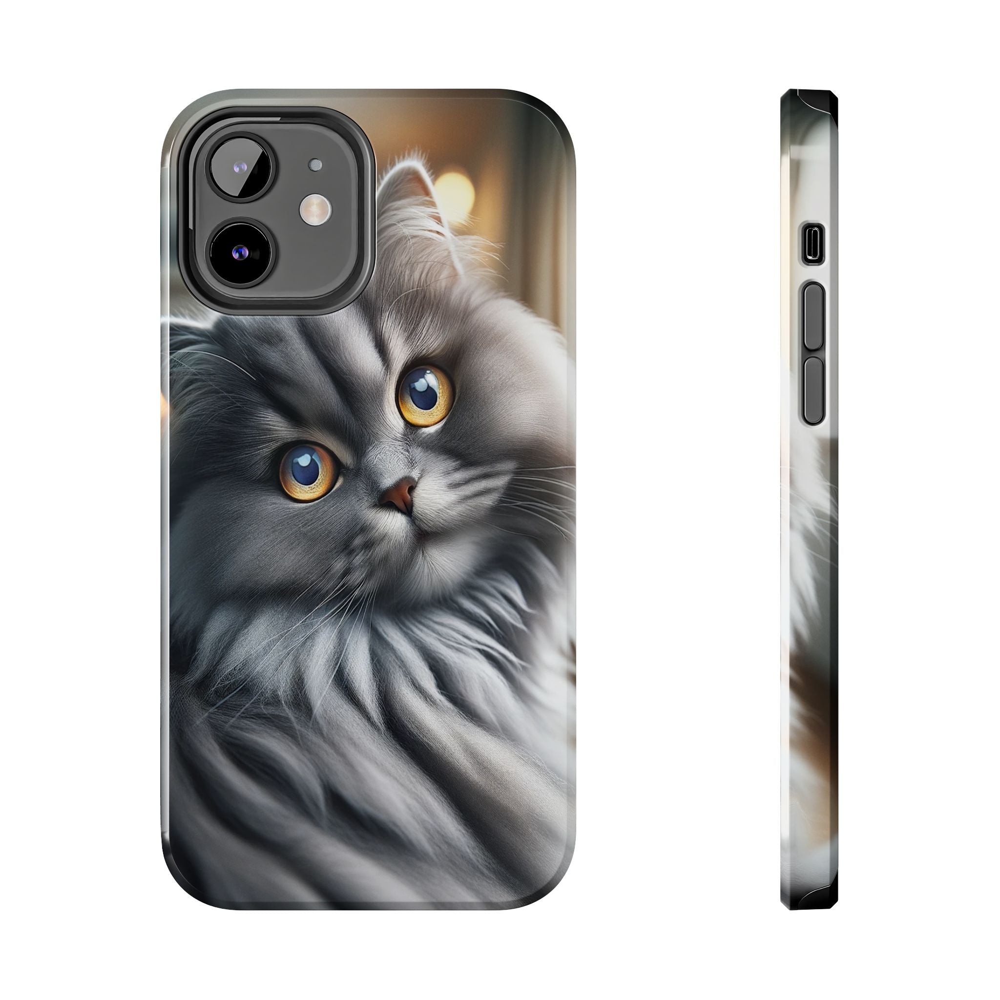 Grey cat - Tough Phone Case