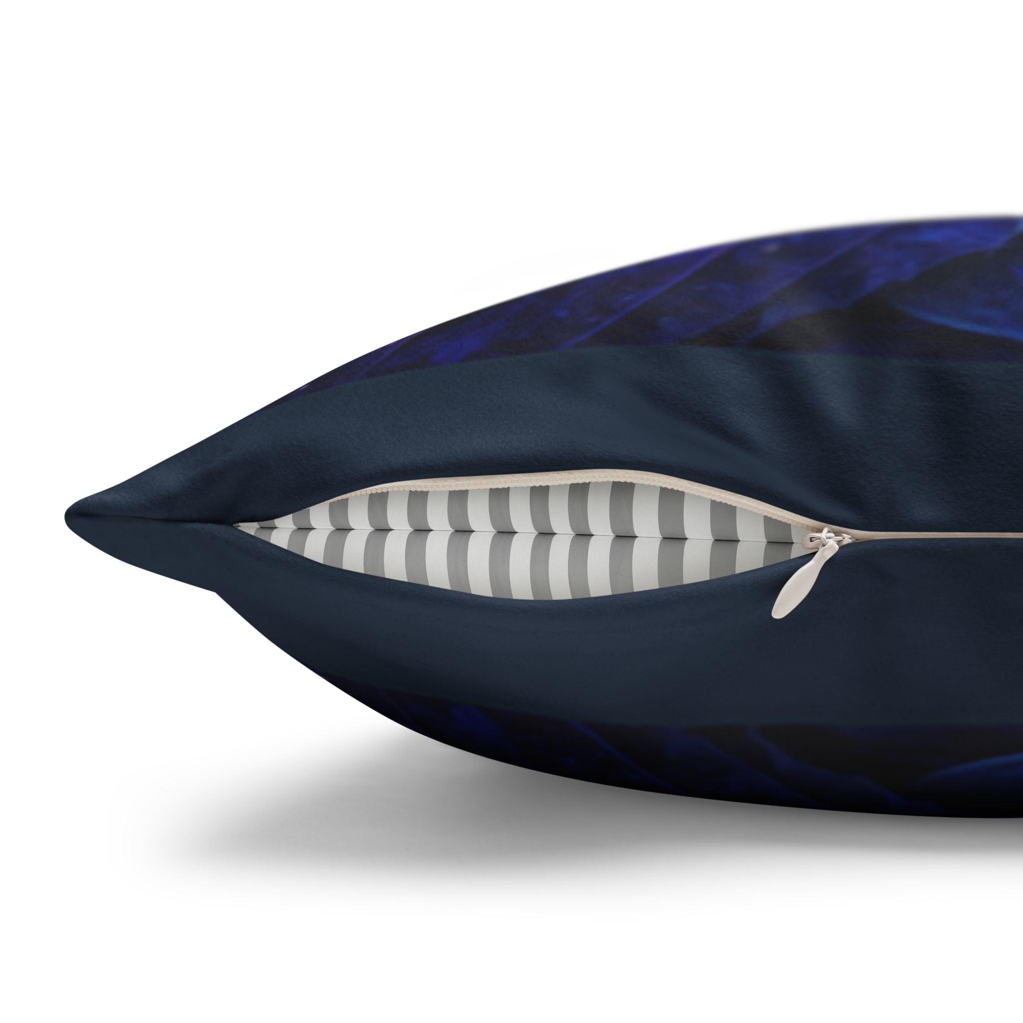 Magical leaves (blue light) - Suede Square Pillowcase