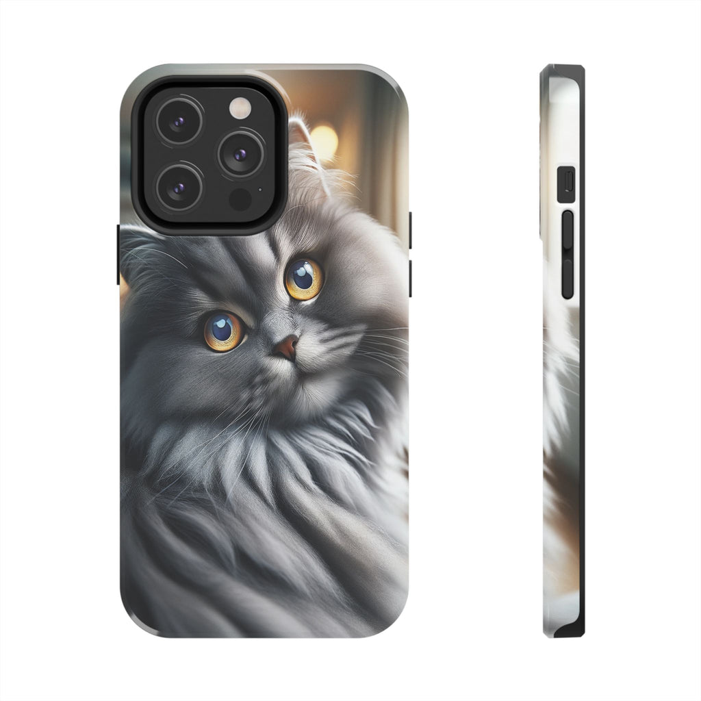 Grey cat - Tough Phone Case