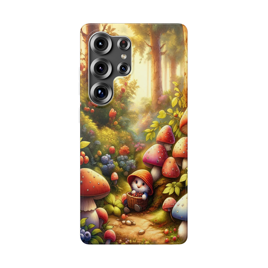 Gnome and mushrooms - Flexi Case (Samsung only)
