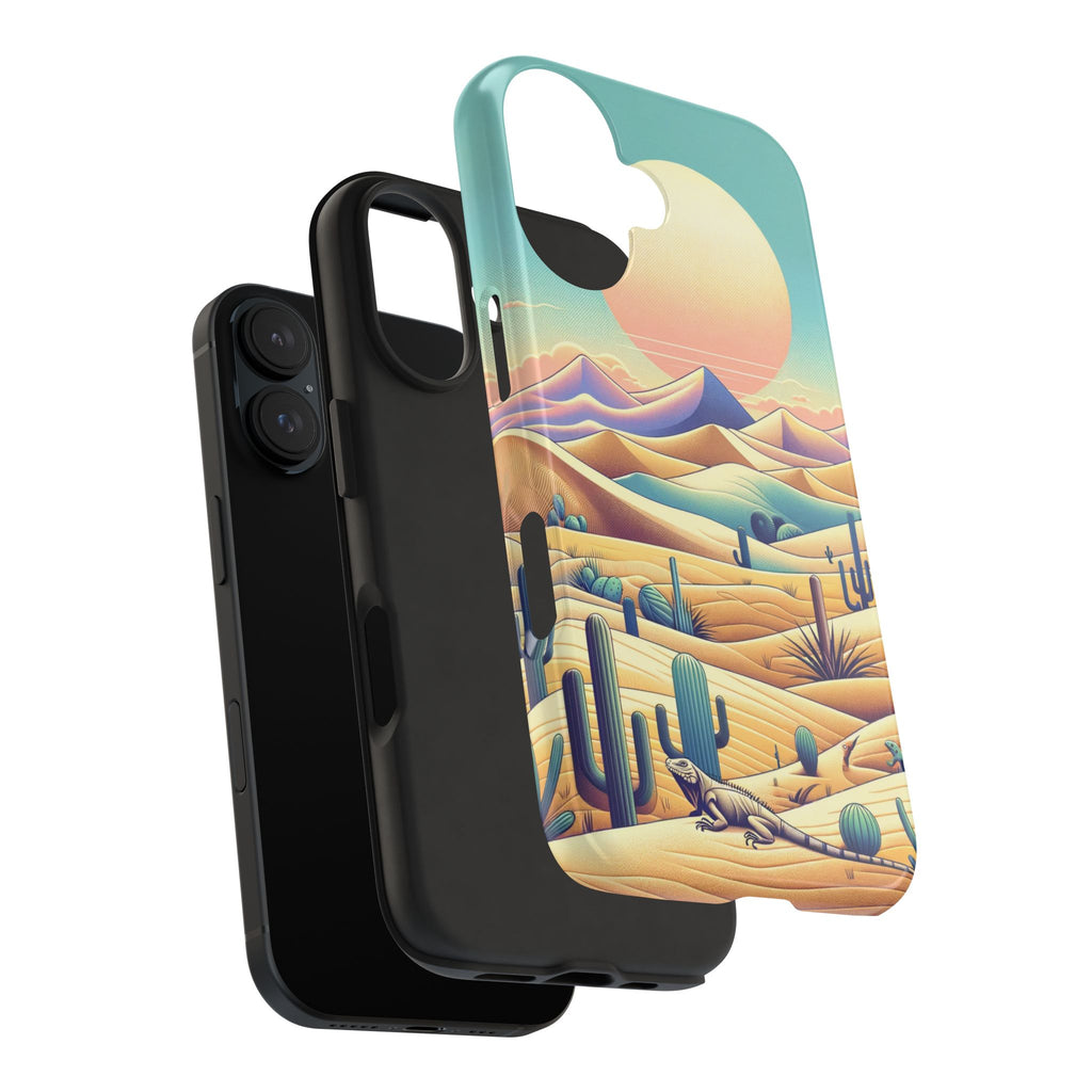 Iguana in the desert 2 - Tough Phone Case