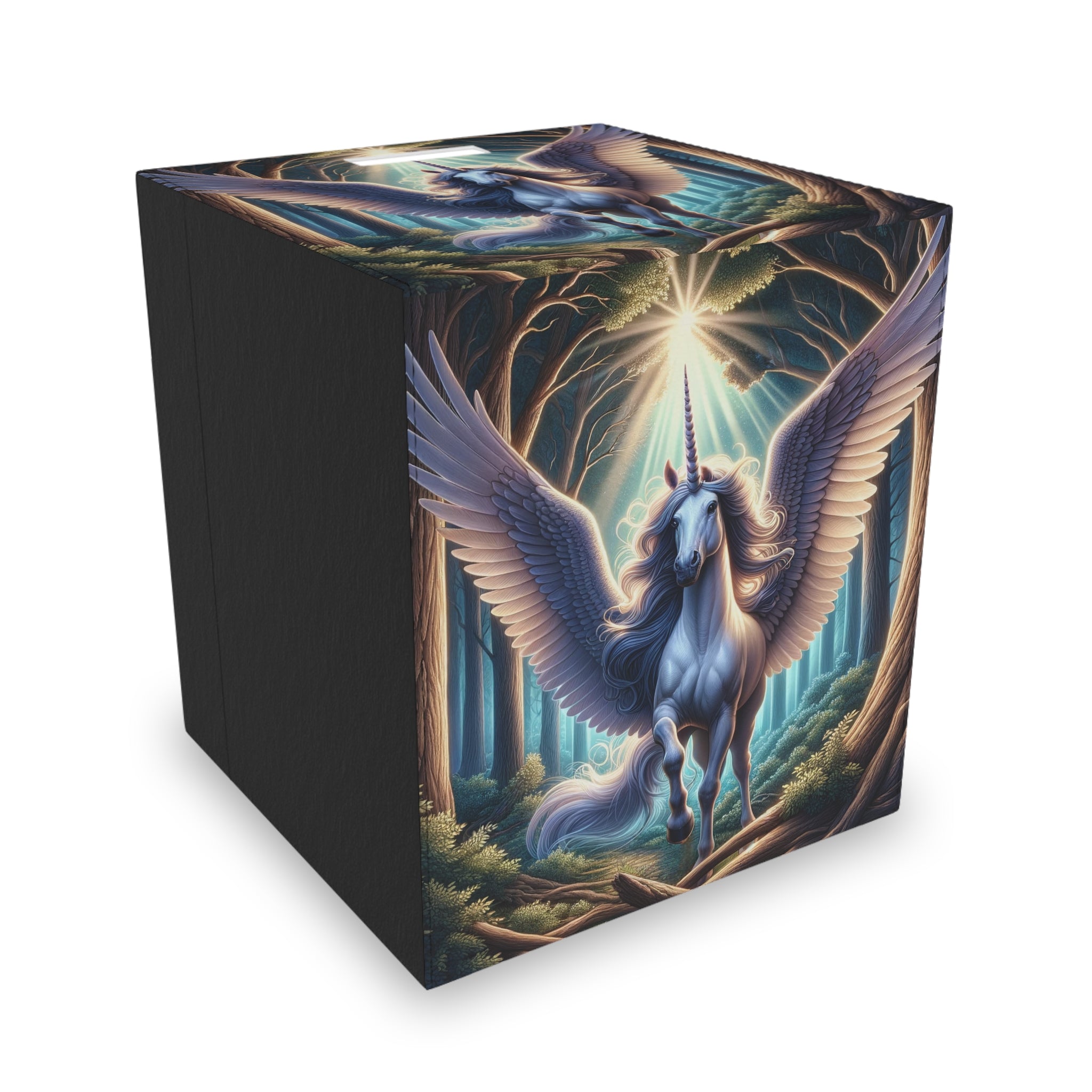 Unicorn landing in the forest - Storage Box