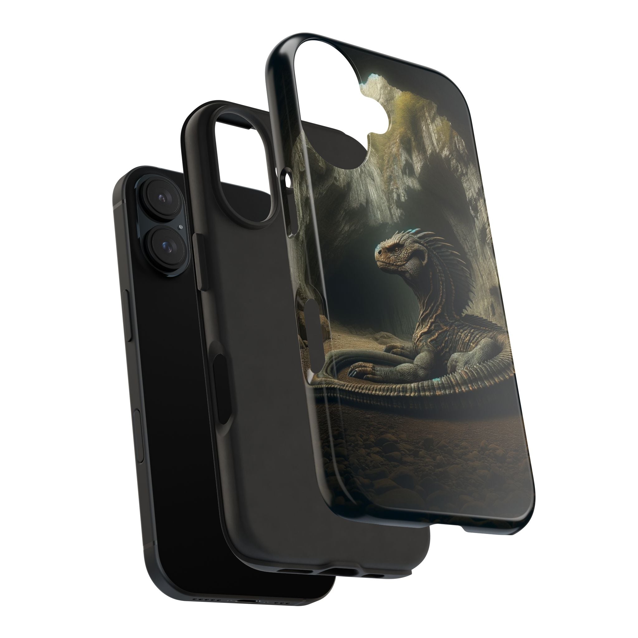 Basilisk in a cave - Tough Phone Case