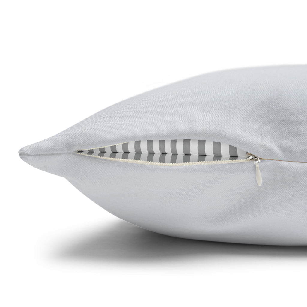 Colourful Bouquet (light-blue background) - Polyester Square Pillowcase