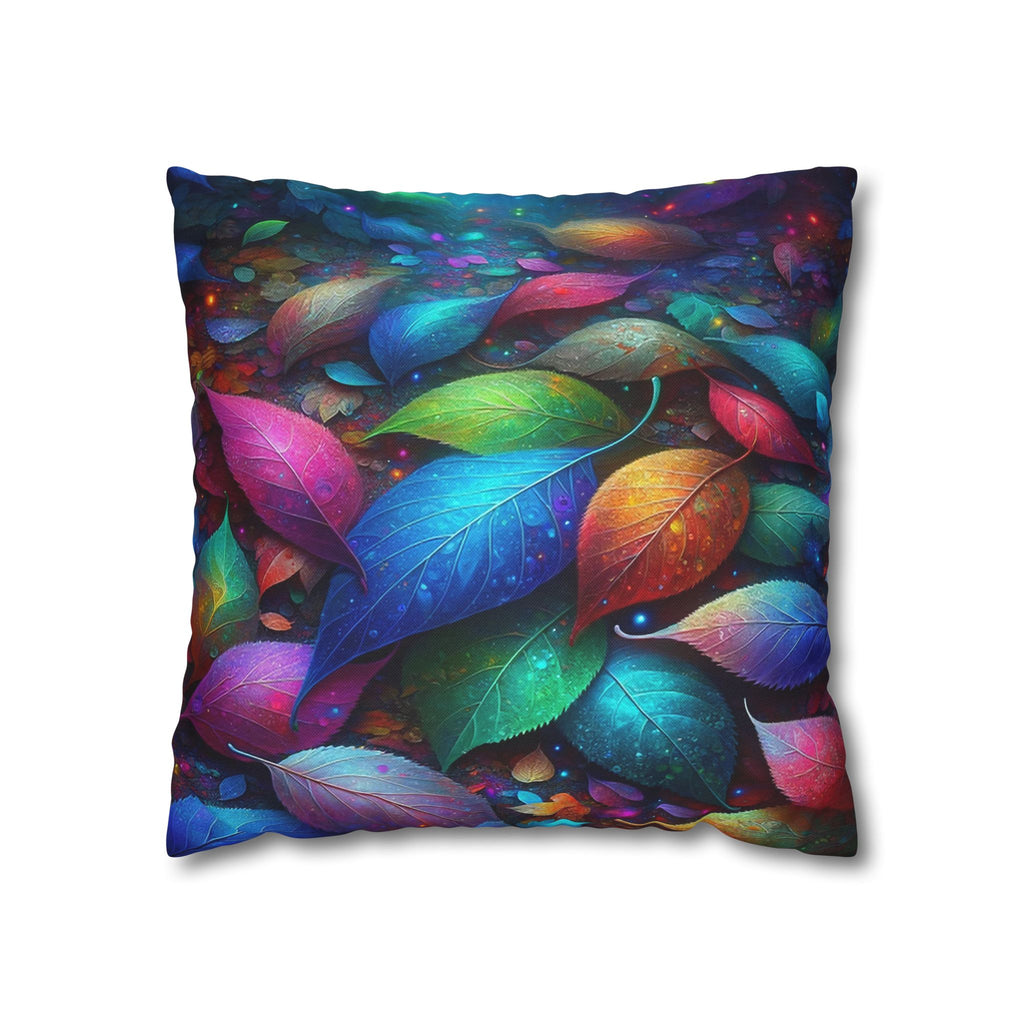 Magical, fantasy Leaves  - Polyester Square Pillowcase