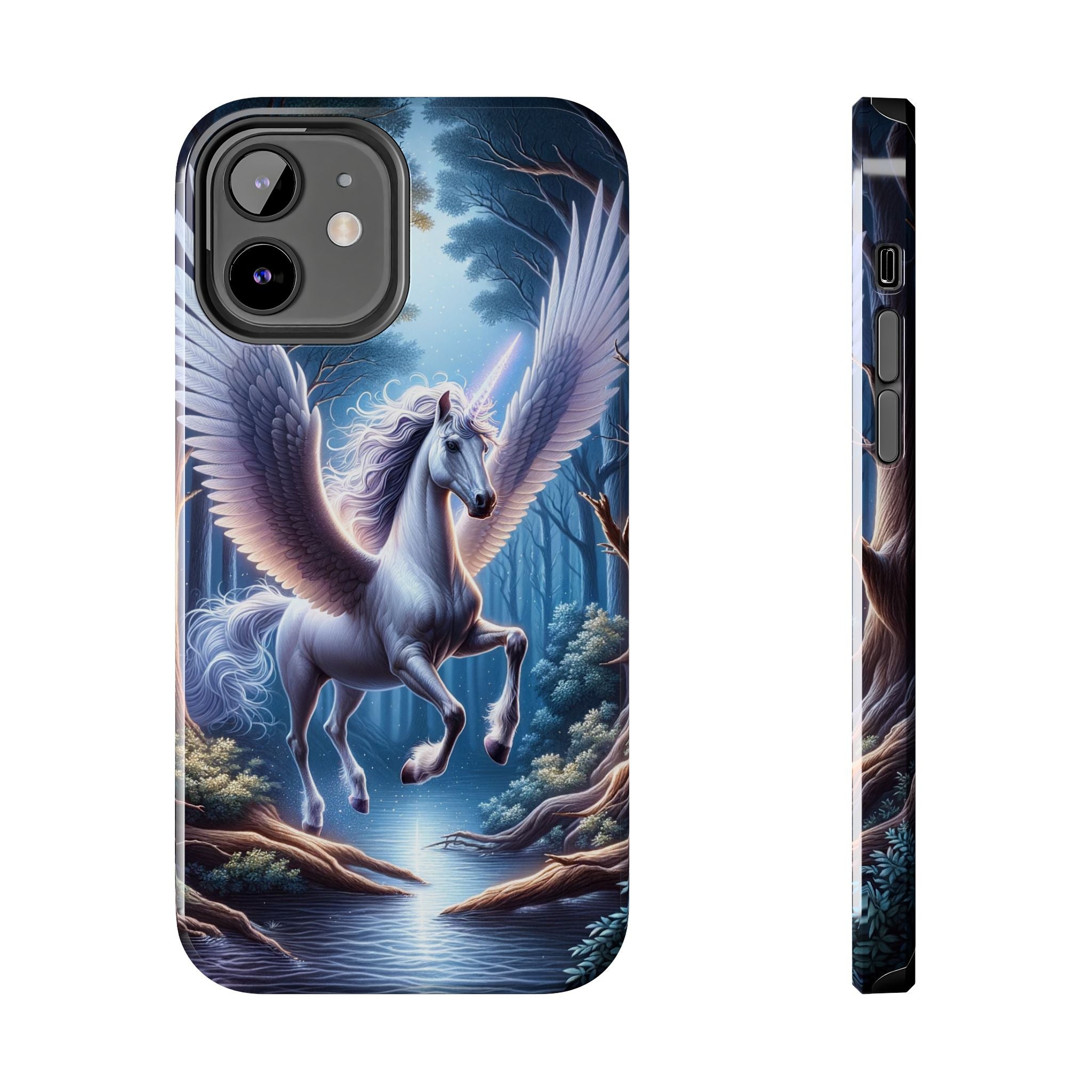 Phone Case - Unicorn Landing in Magical Forest