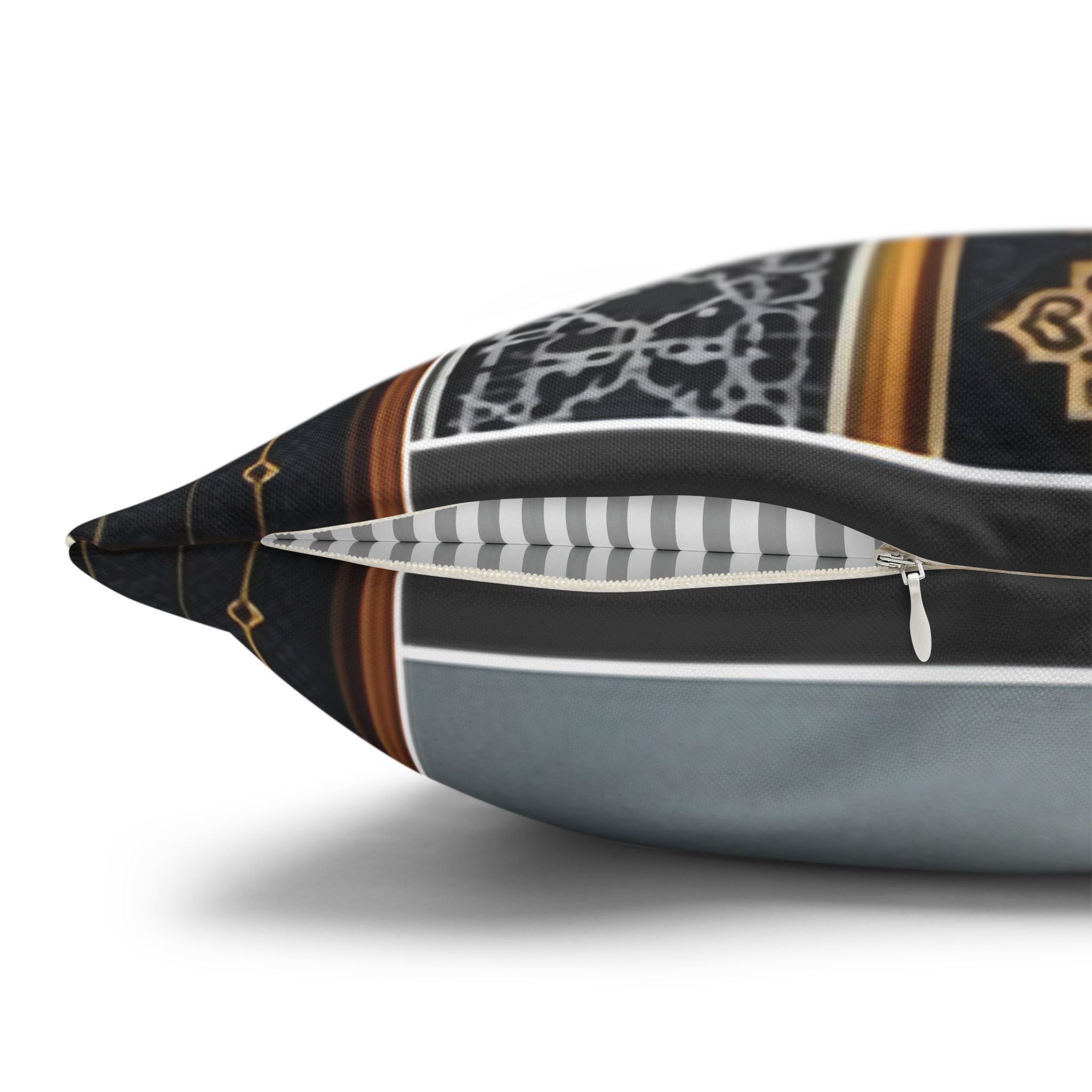 Islamic Art, moon and star  - Polyester Square Pillowcase