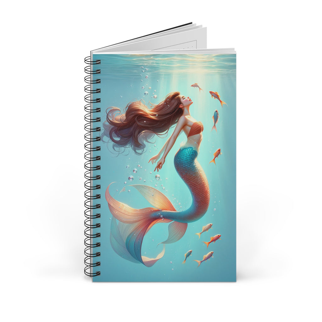 Mermaid with brown hair - Spiral Journal (EU)