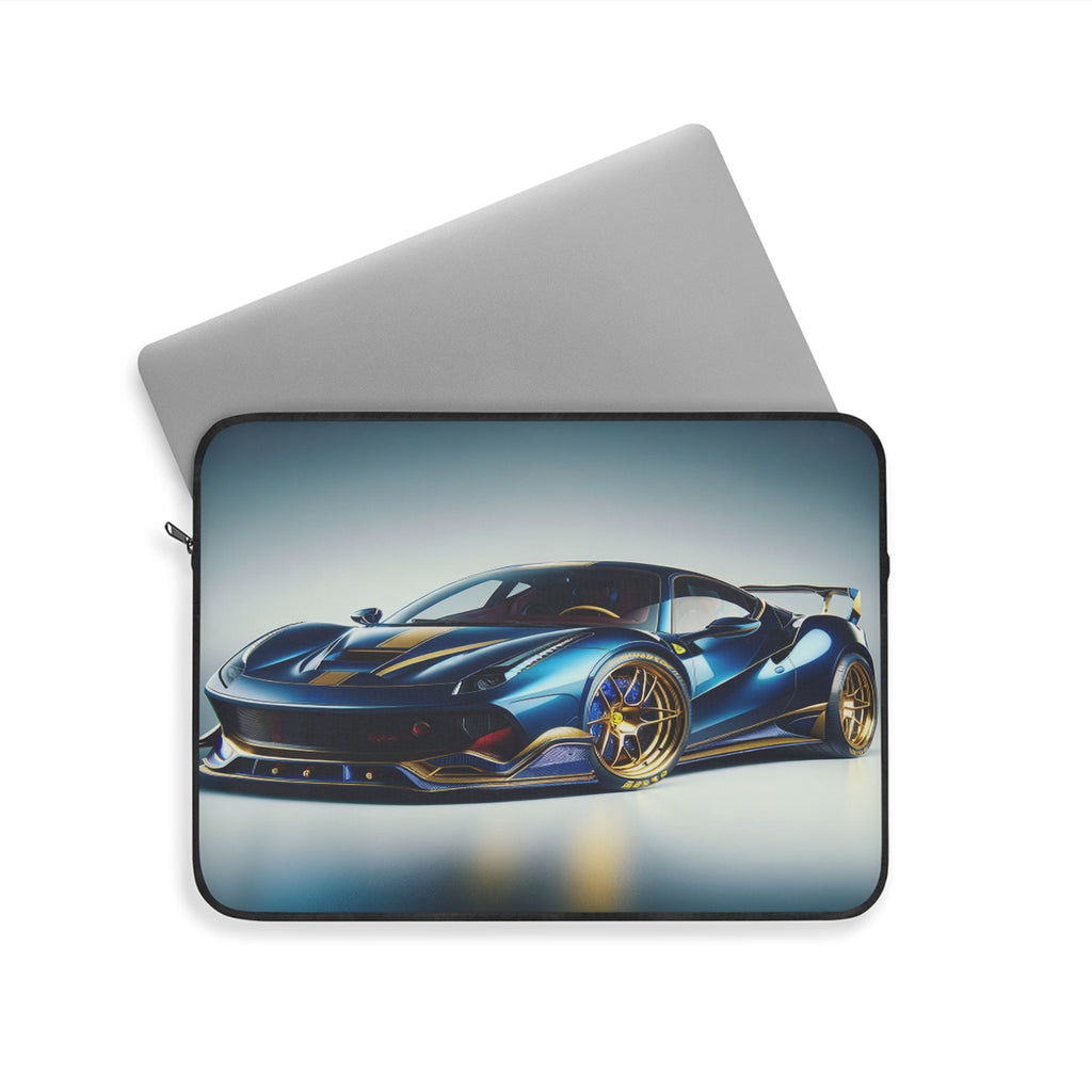 Blue car - Laptop Sleeve