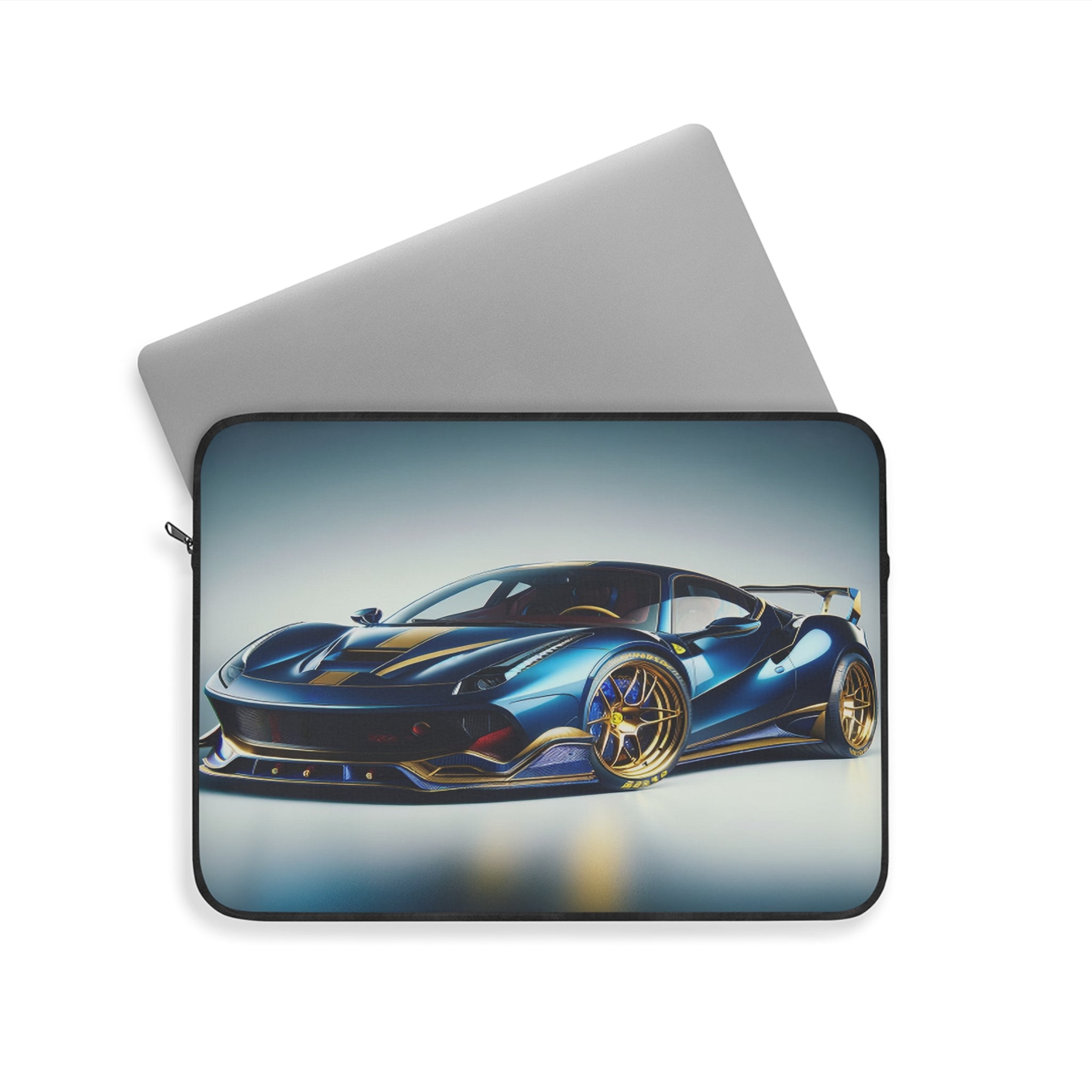 Blue car - Laptop Sleeve