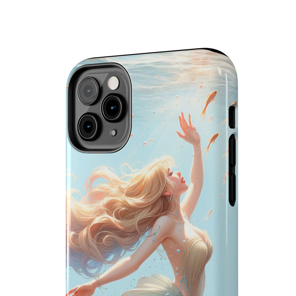 Blond mermaid - Tough Phone Case
