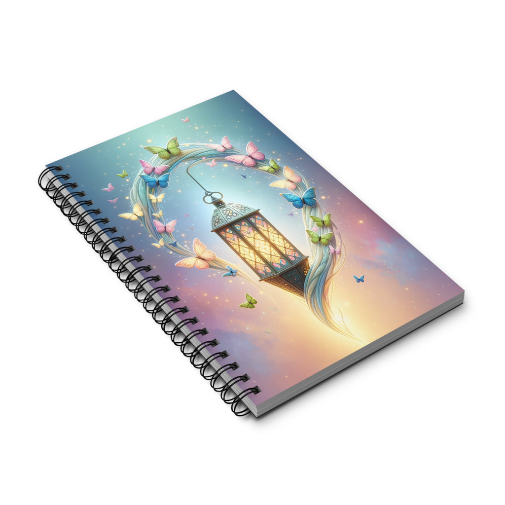 Light & Butterflies Lamp - Spiral Journal (EU)