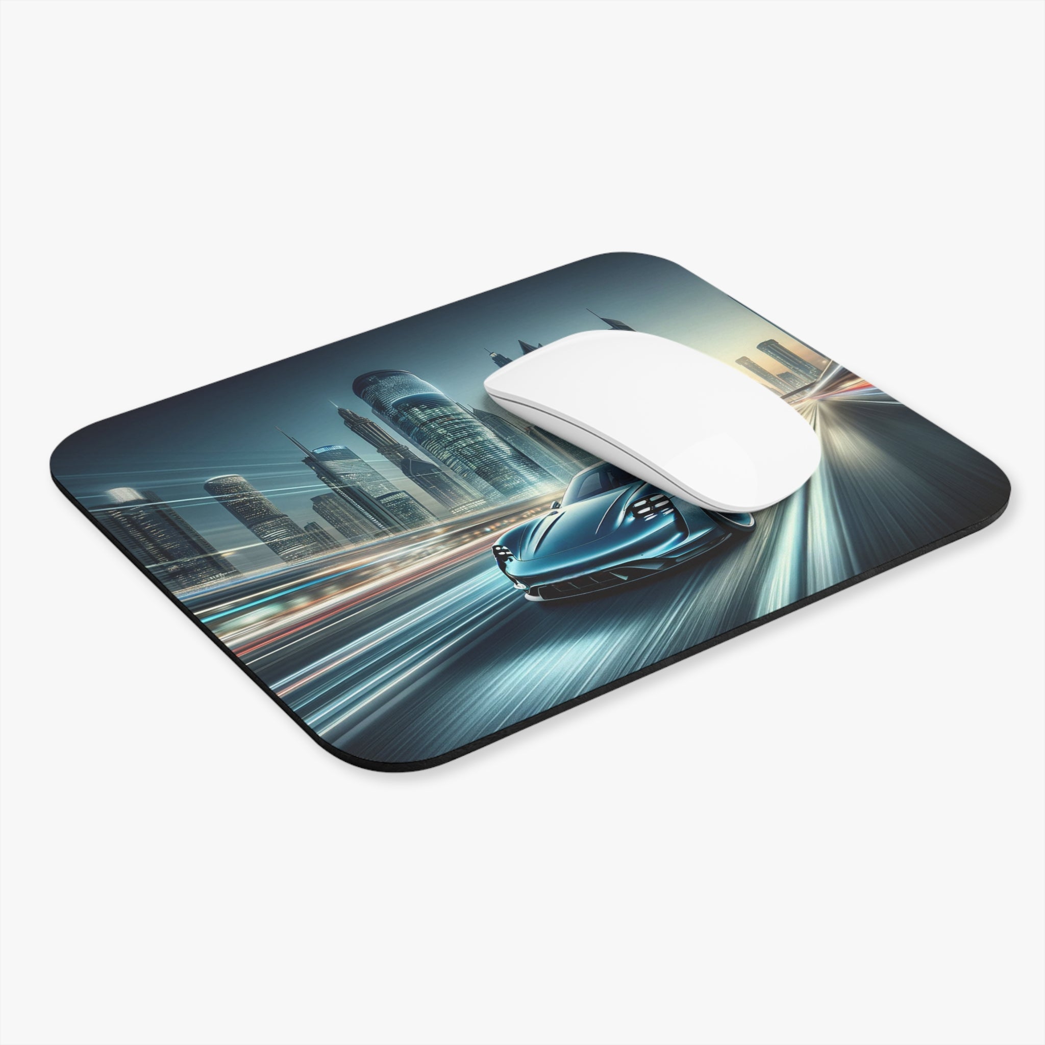 Fast driving car - Mouse Pad (Rectangle)