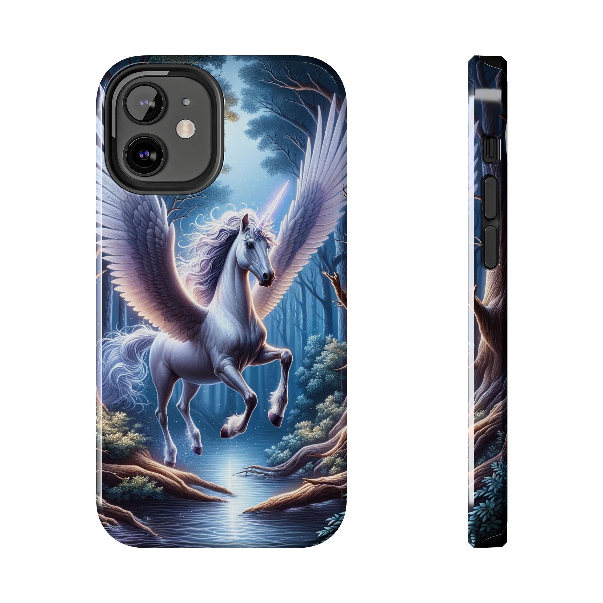 Phone Case - Unicorn Landing in Magical Forest
