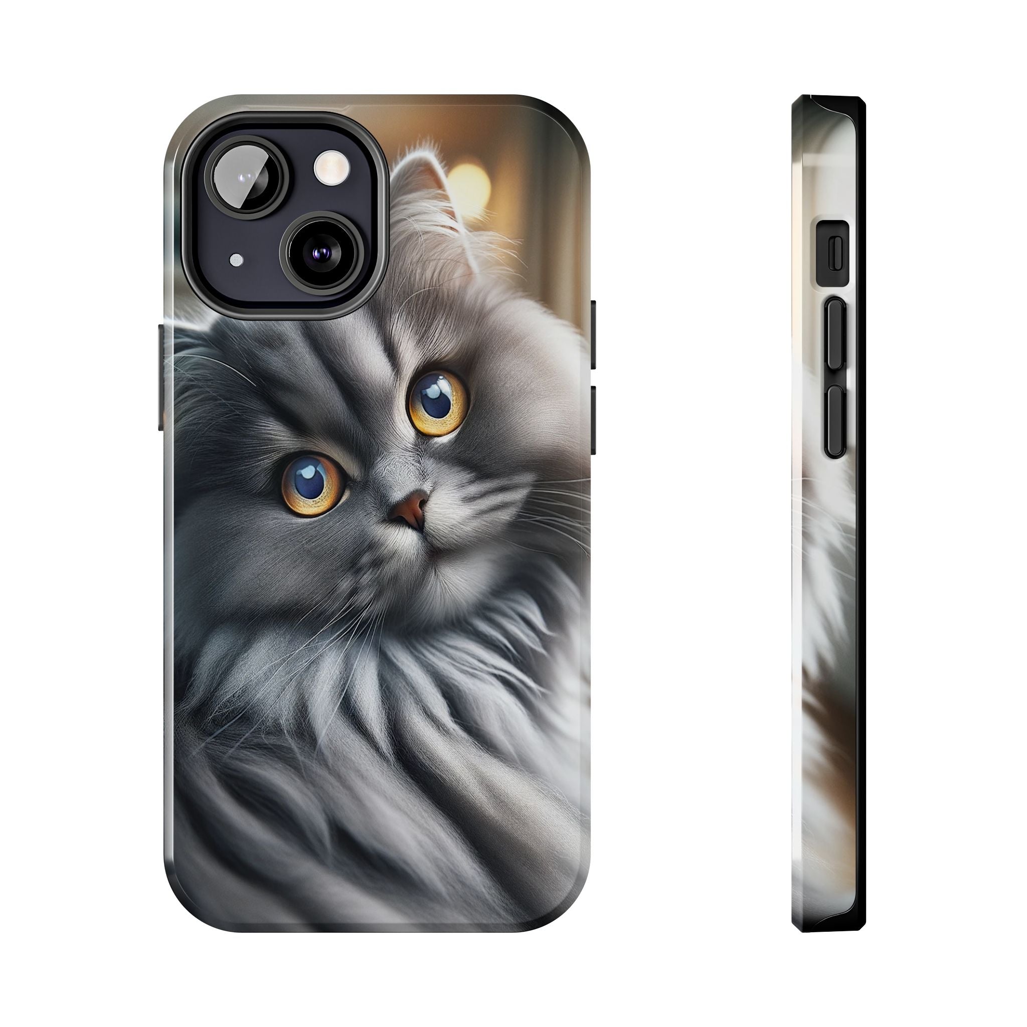 Grey cat - Tough Phone Case