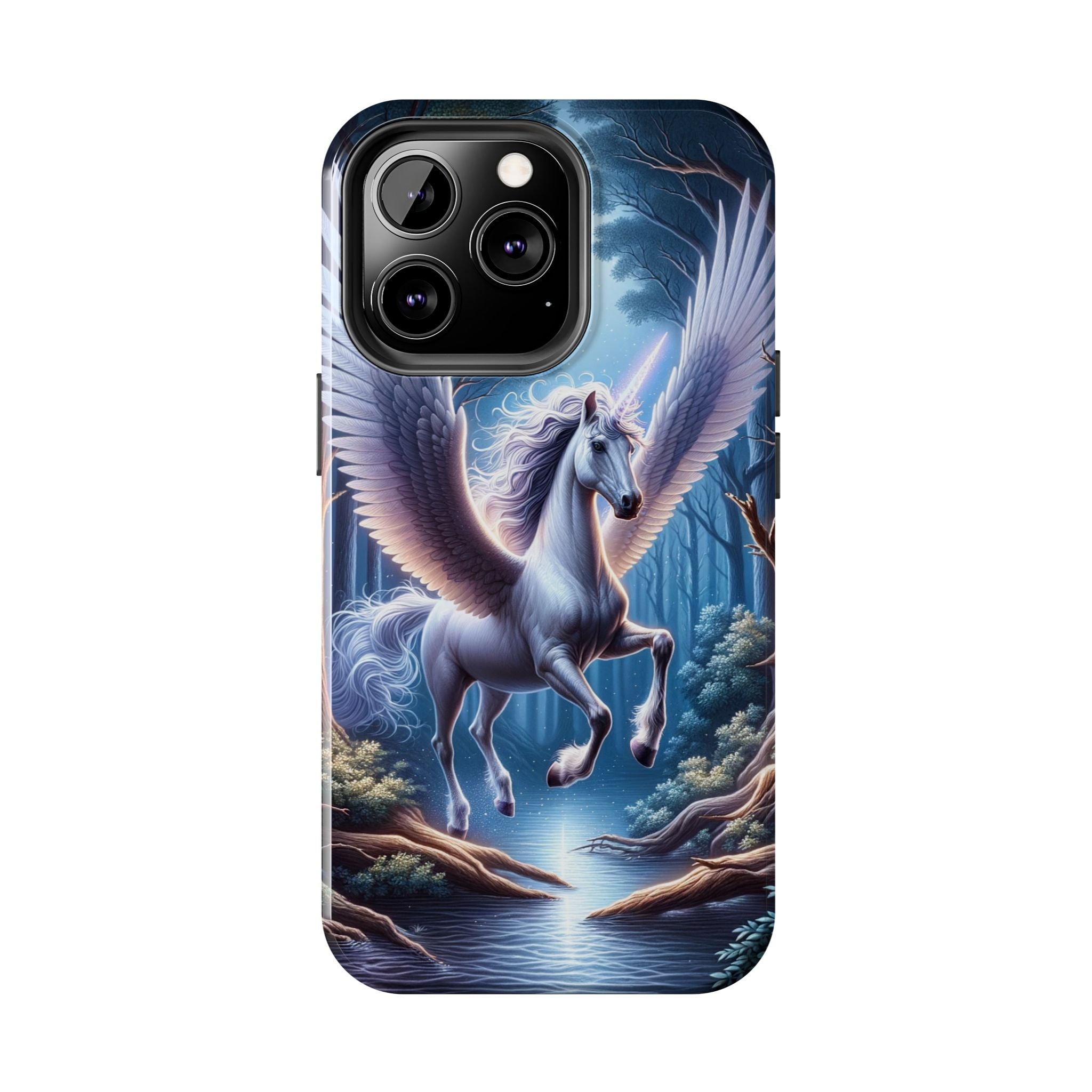Phone Case - Unicorn Landing in Magical Forest