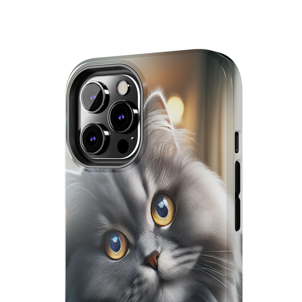 Grey cat - Tough Phone Case